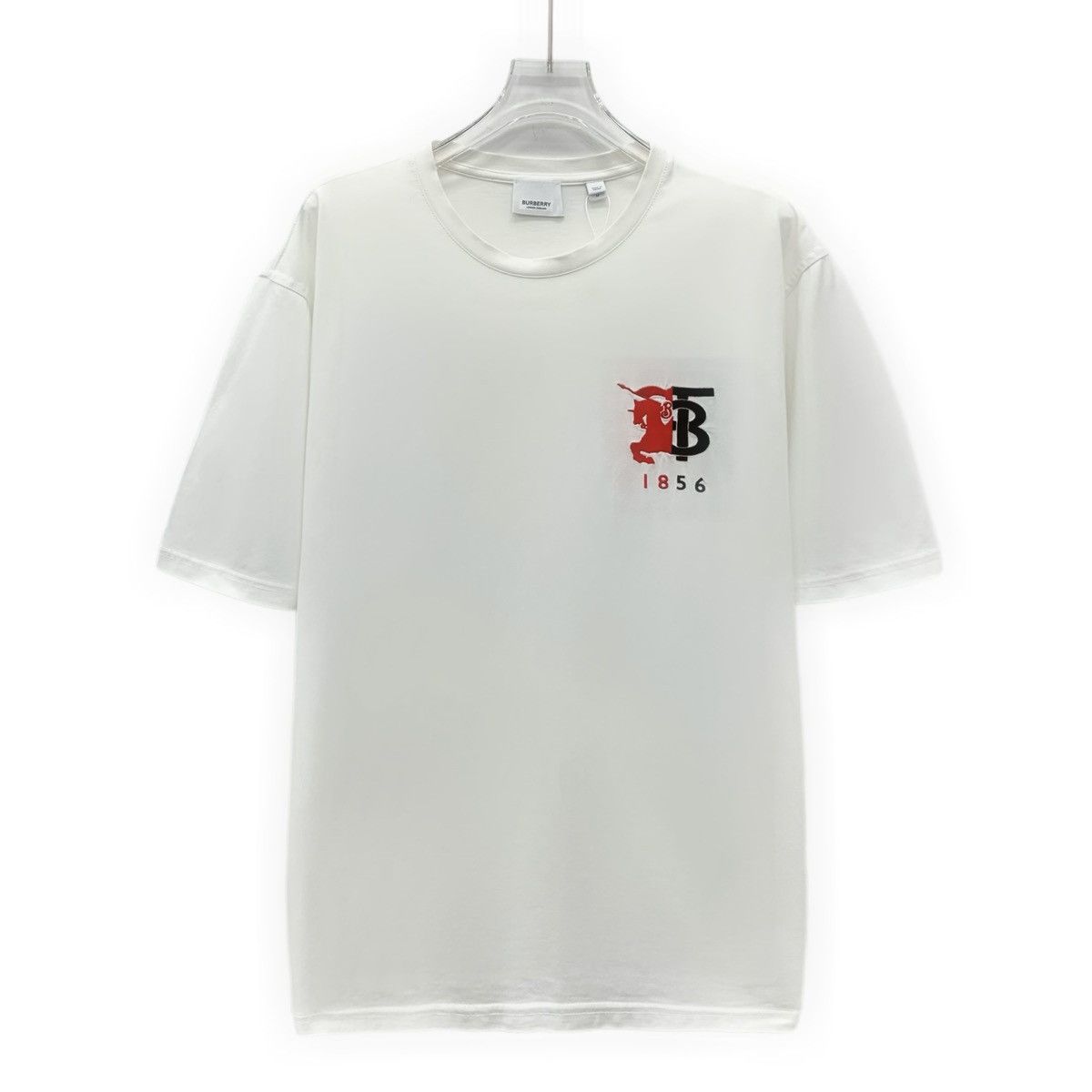 Burberry Burberry Equestrian Knight Patch & Letter T-shirt K26WX Size US M / EU 48-50 / 2 - 1 Thumbnail