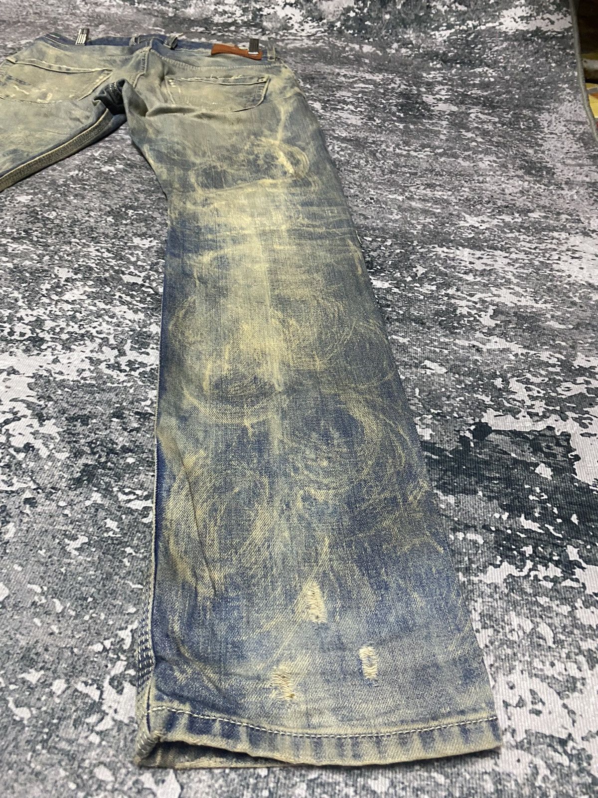 Diesel Vintage Diesel Industry Distressed Denim Jeans Made in Italy Size US 32 / EU 48 - 14 Thumbnail