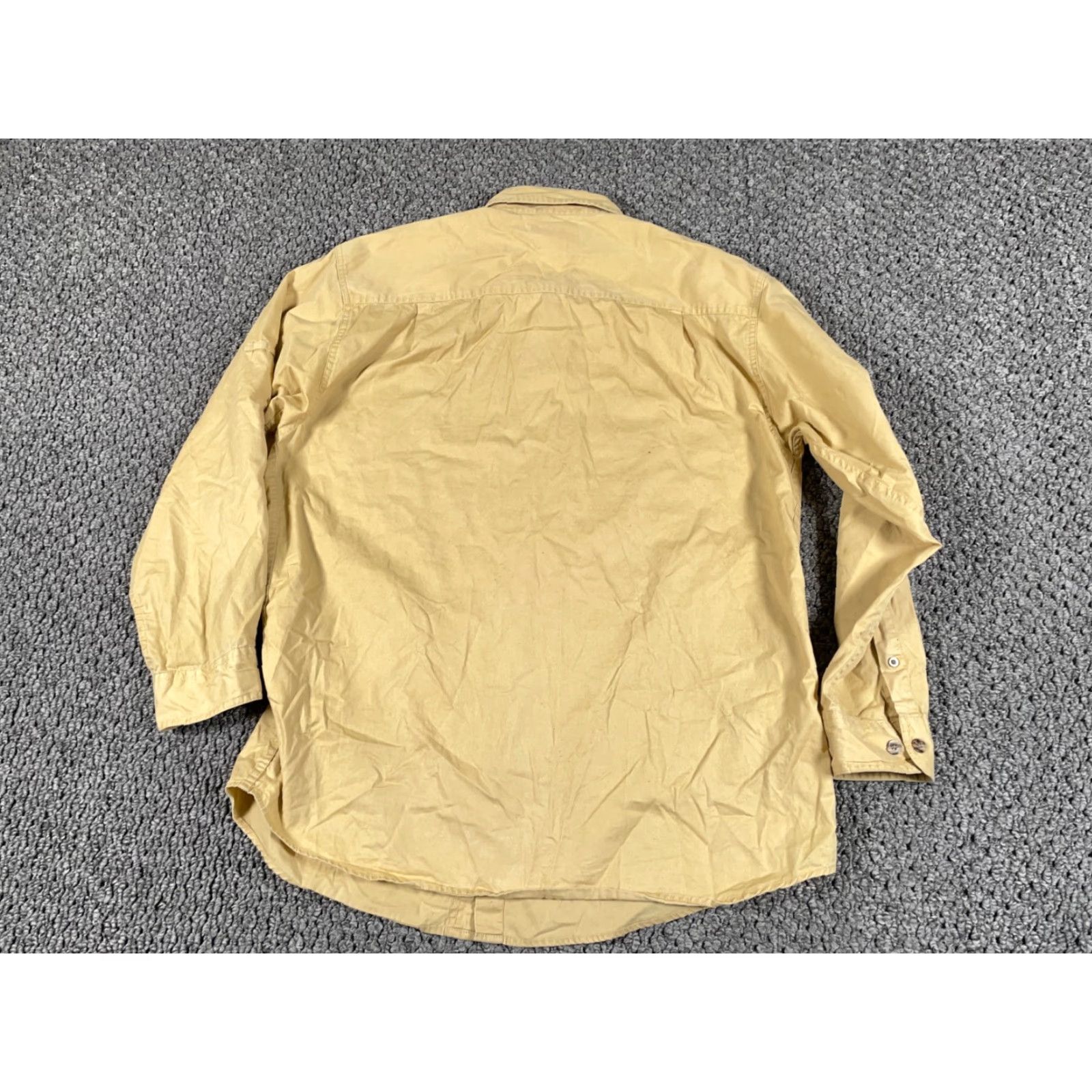 Vintage VINTAGE Bluewater Al Agnew Deer Embroidered Shirt Men XL Beige Twill Button-Up Collared 90s Outdoors Size US XL / EU 56 / 4 - 2 Thumbnail