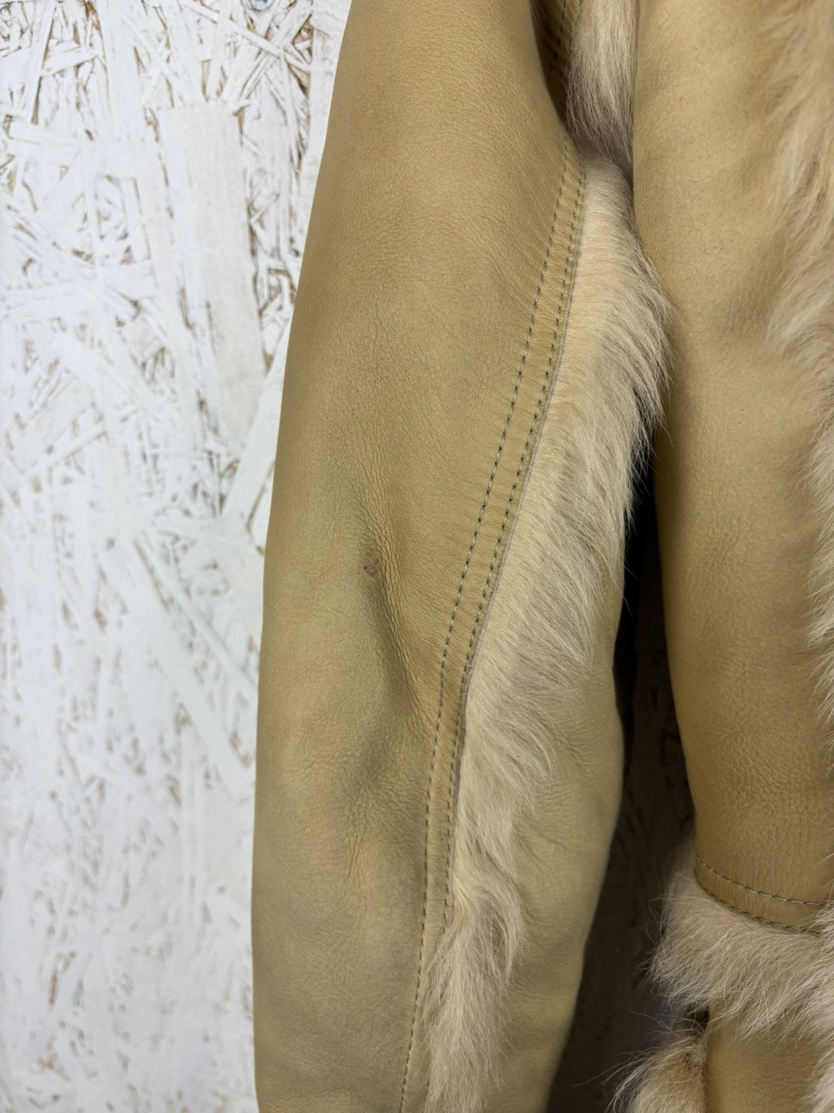 Prada Prada AW06 Shearling Sheep Fox Fur Leather Dufflecoat 44 Size M / US 6-8 / IT 42-44 - 13 Thumbnail