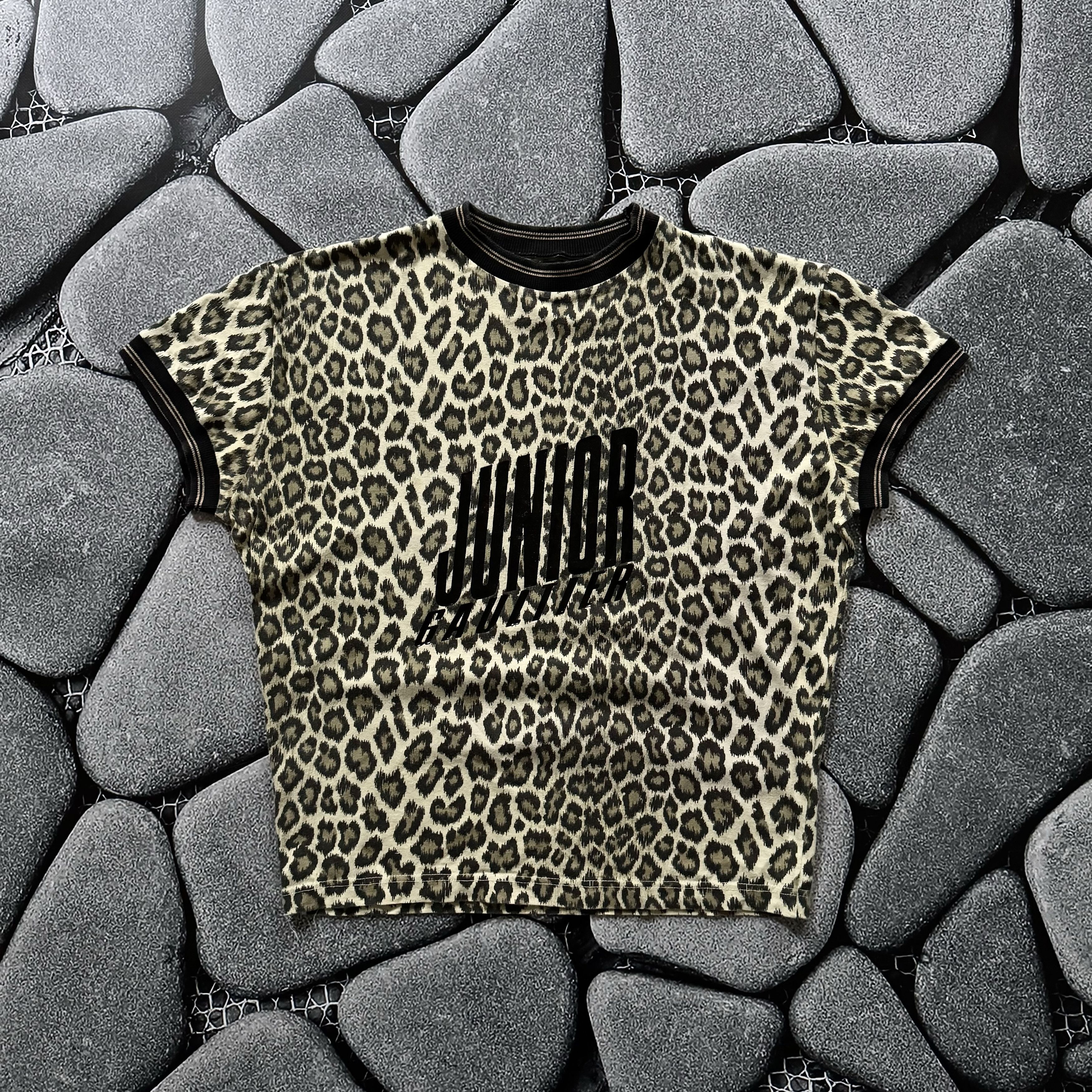 Vintage JEAN PAUL GAULTIER JUNIOR LEOPARD VINTAGE T SHIRT Size XL / US 12-14 / IT 48-50 - 1 Thumbnail