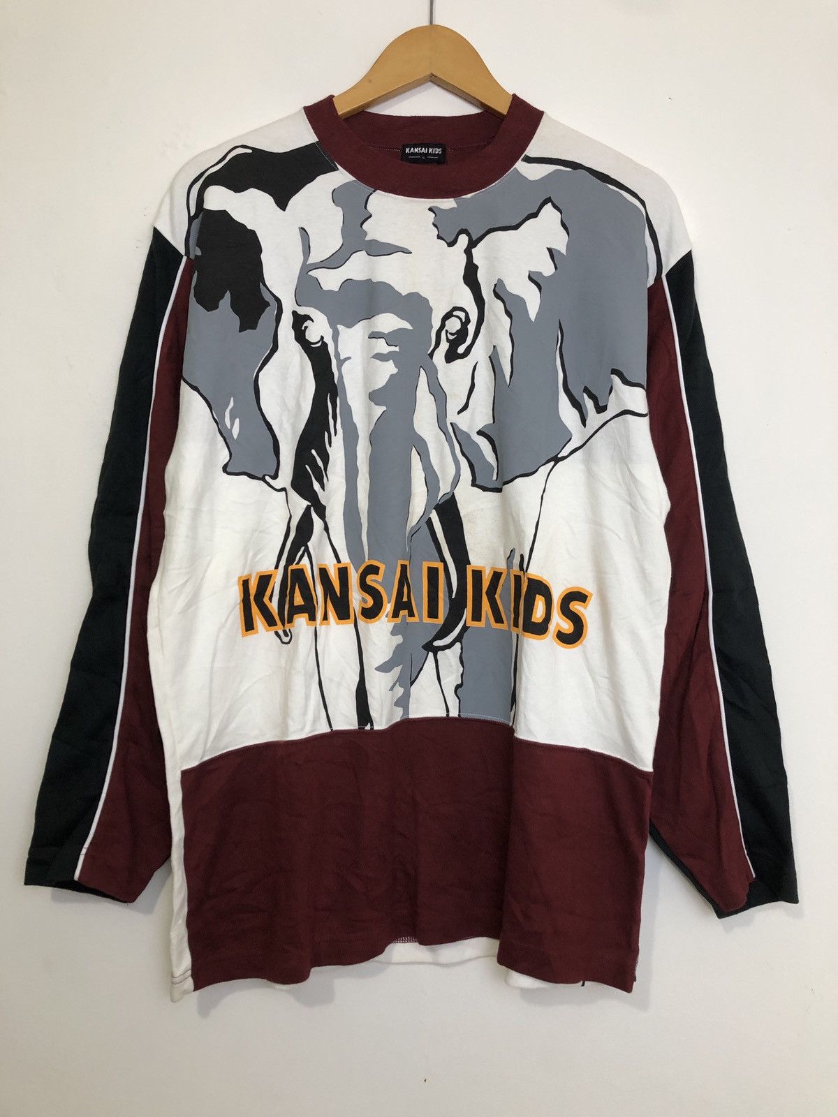 Vintage Kansai Yamamoto Kansai Kids Long Sleeve T-Shirt