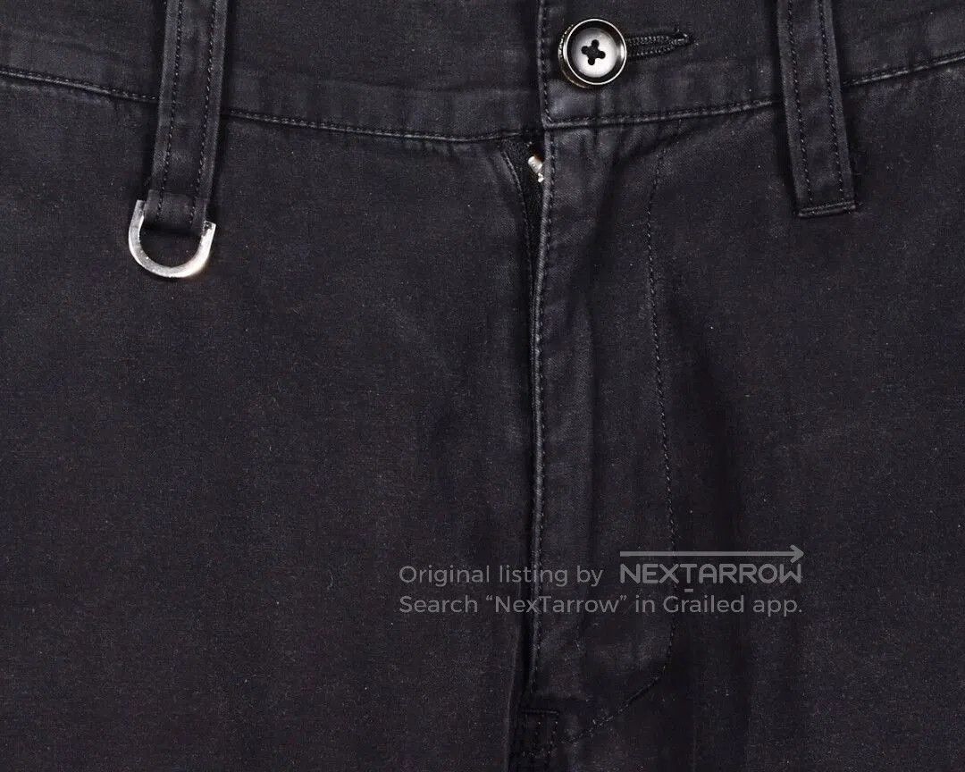 Mastermind Japan Black Denim Cargo Pants with Distressed Details. Size US 34 / EU 50 - 5 Thumbnail