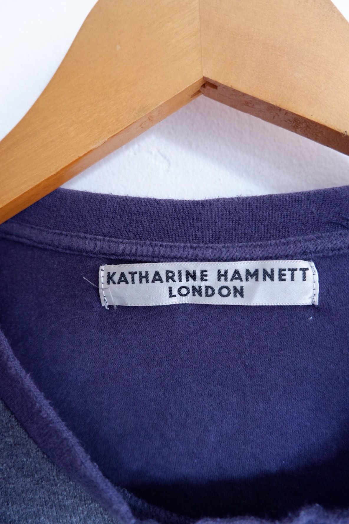 Katharine Hamnett London Vintage Katharine Hamnett Cutt And Sewn Tshirts Size US M / EU 48-50 / 2 - 4 Thumbnail