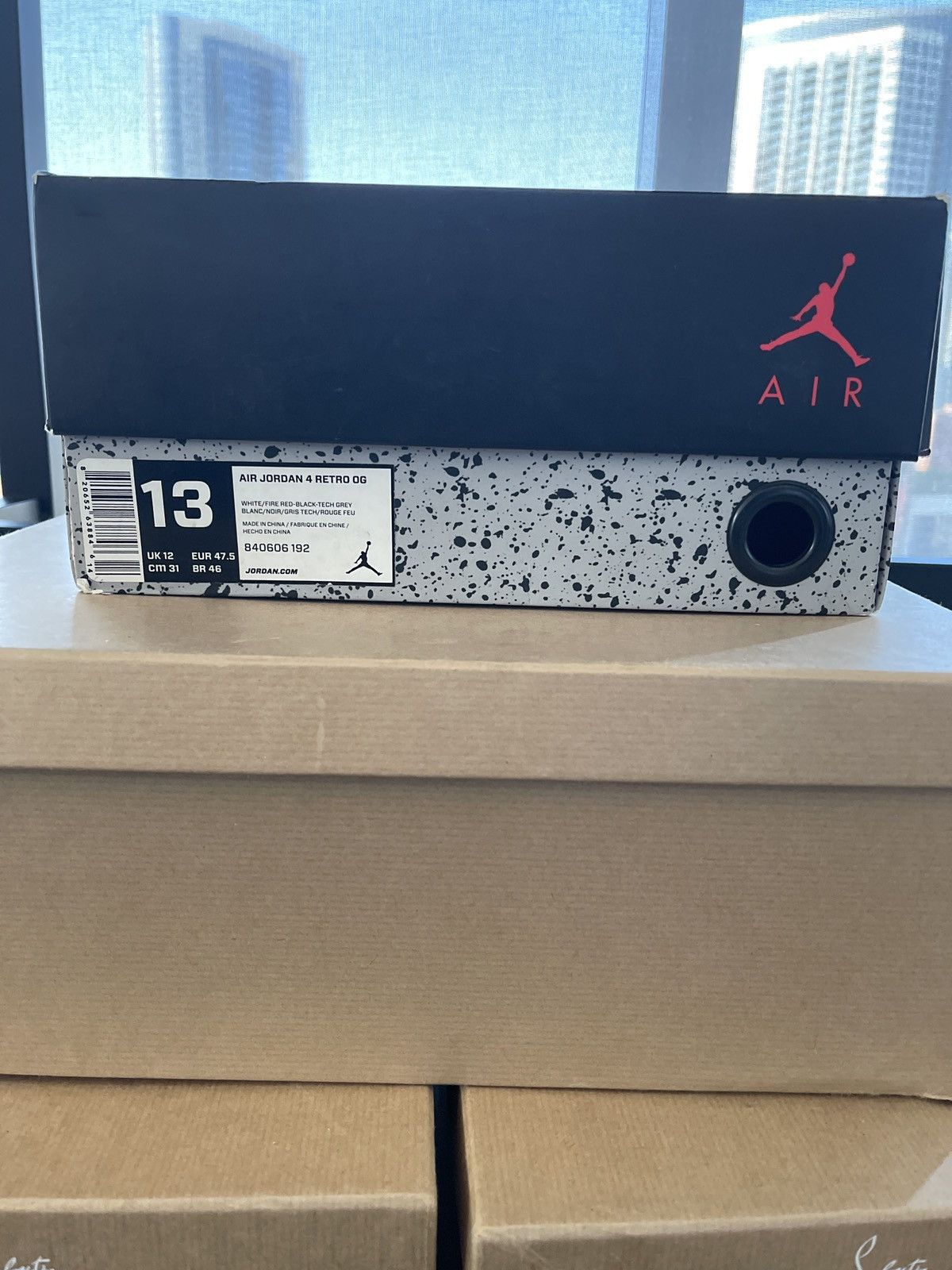 Jordan Brand Air Jordan 4 Retro OG ‘White Cement’ 2016 Size US 13 / EU 46 - 20 Thumbnail