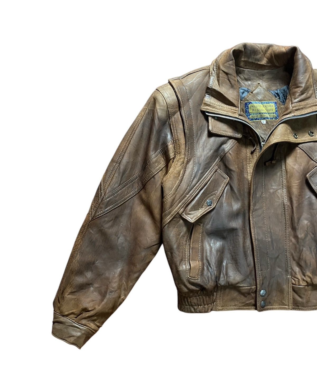 Le Grande Bleu (L.G.B.) Vintage Jacques Real Soft Leather Australia Size US M / EU 48-50 / 2 - 3 Thumbnail