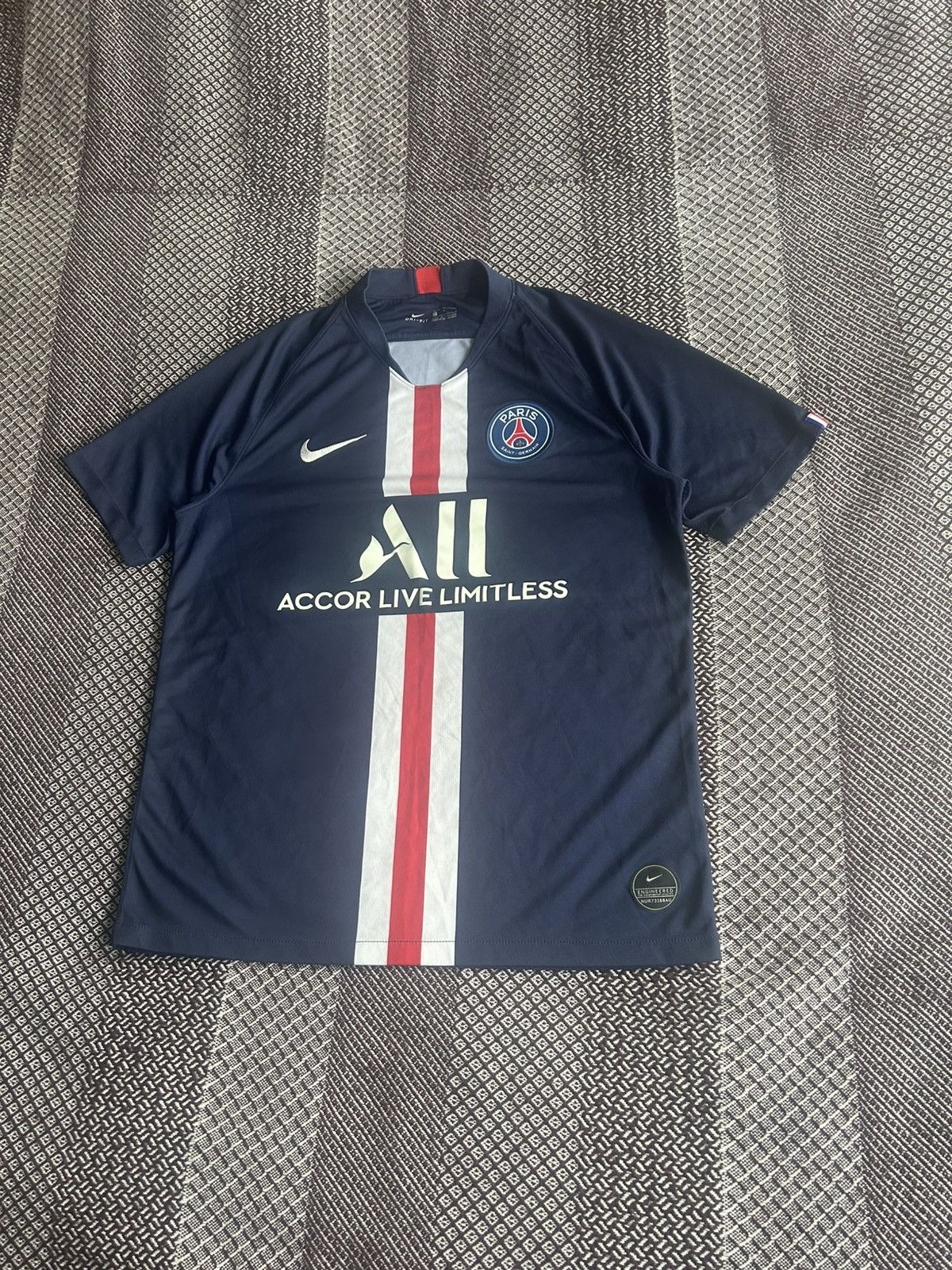 Nike Nike x PSG Football Home Soccer Jersey 2019/20 Blockcore Size US L / EU 52-54 / 3 - 2 Thumbnail