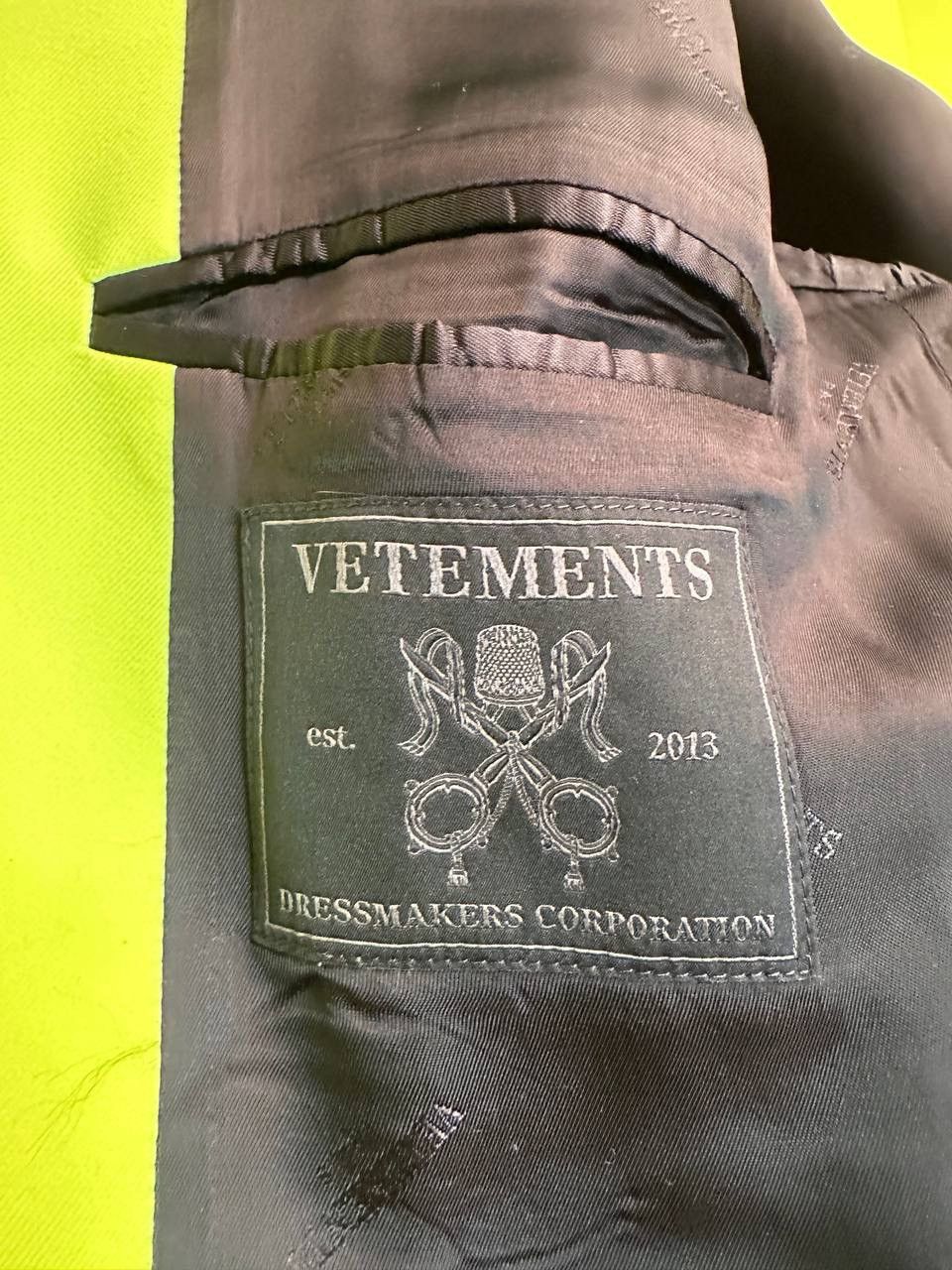 Vetements Vetements Yellow Blazer Size 34R - 5 Thumbnail