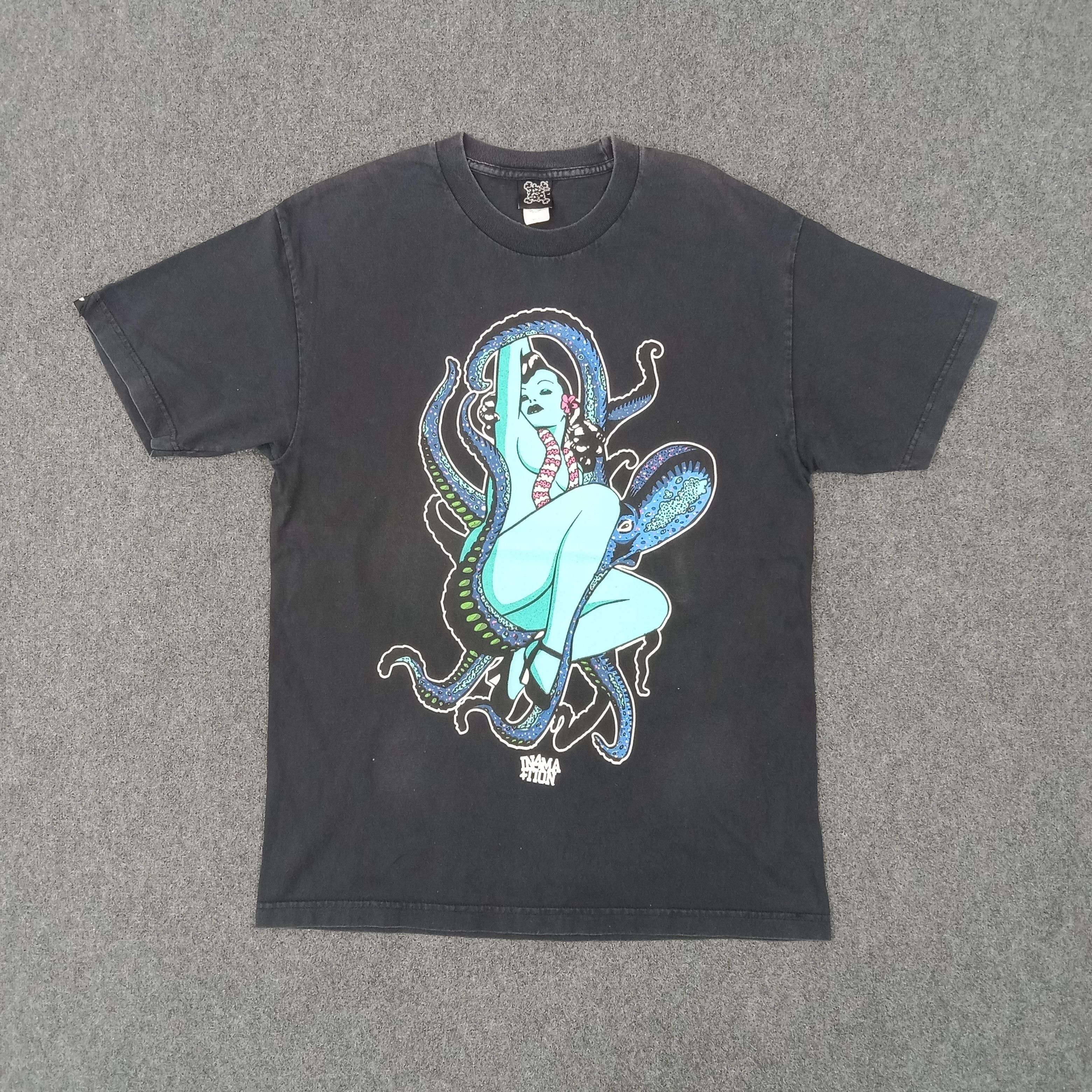 IN4MATION × Vintage In4mation Surf Style Graphic Art Tshirt Size US M / EU 48-50 / 2 - 1 Thumbnail
