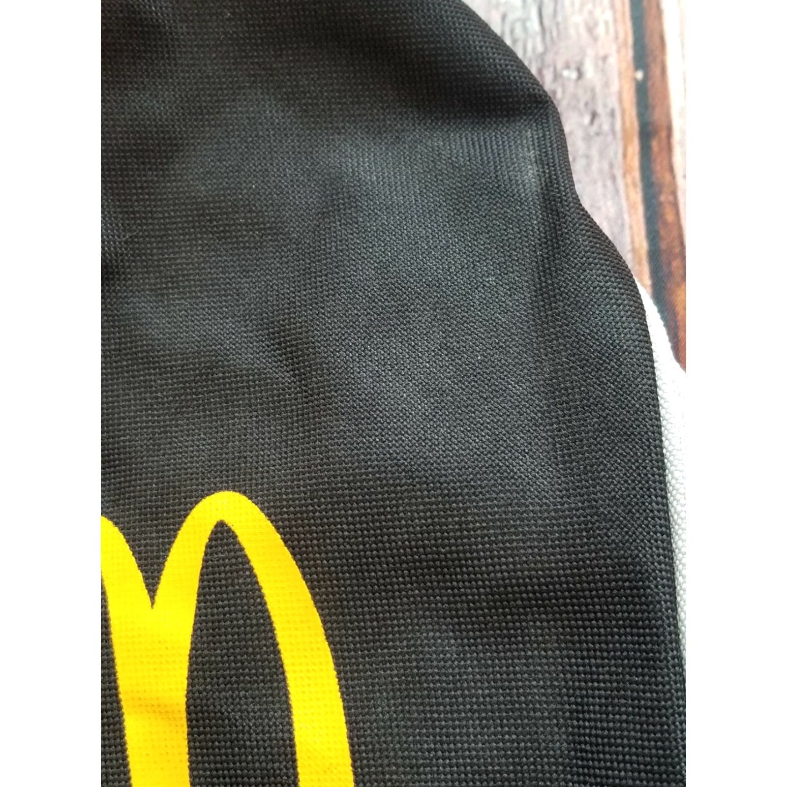 Vintage VINTAGE McDonald's I'm Lovin' It Canvas Messenger Bag Crossbody Womens Black 16x11x8 Size ONE SIZE - 6 Thumbnail