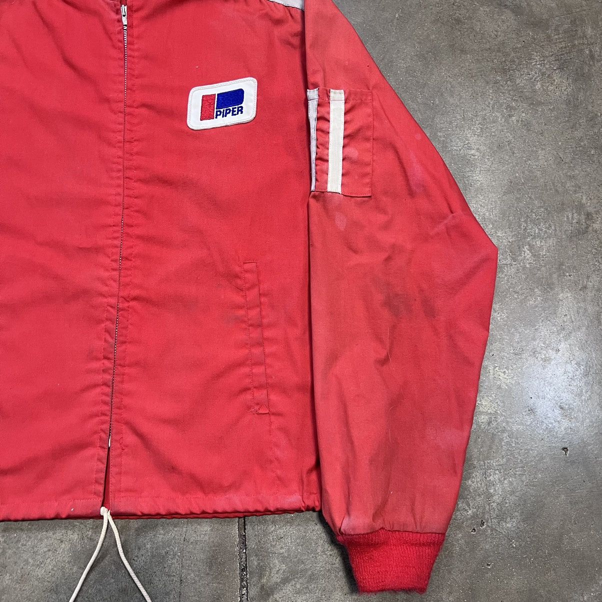 Vintage True Vintage 60s 70s Flight Jacket Zip Up Lightweight Boxy Size US L / EU 52-54 / 3 - 3 Thumbnail