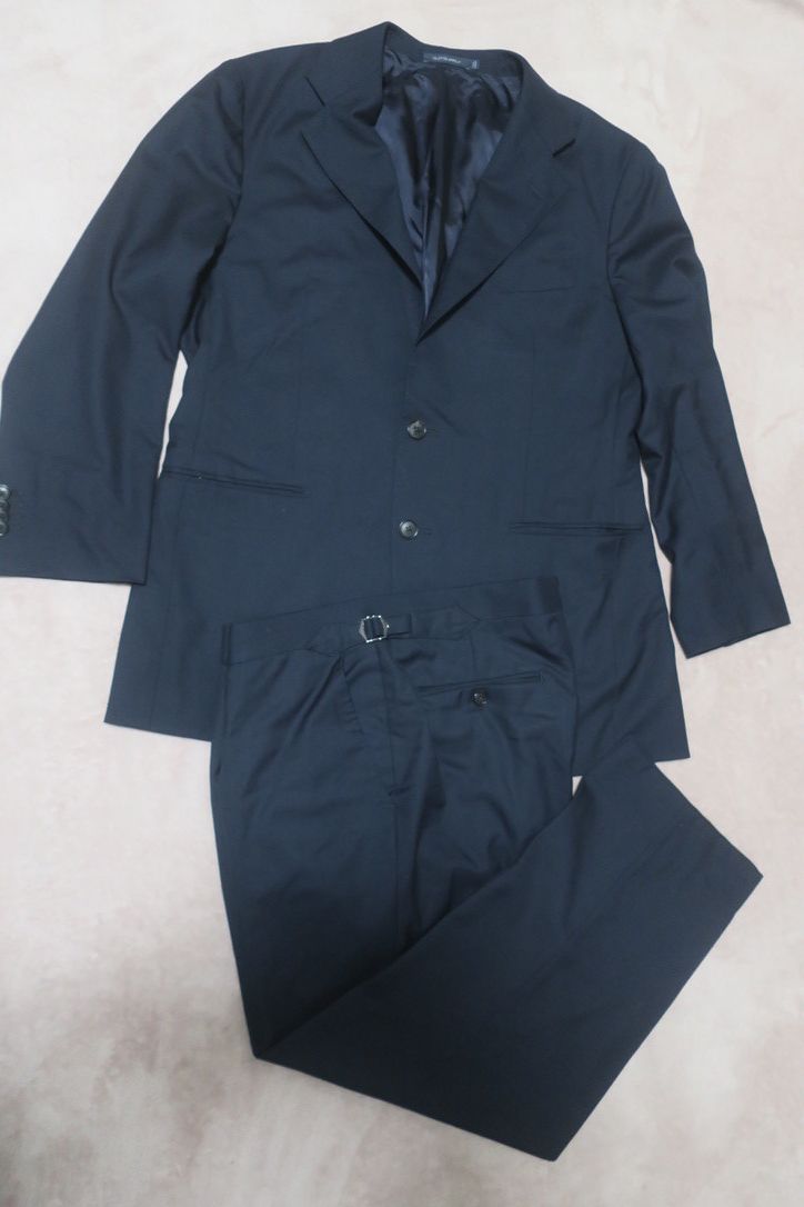 Suitsupply Brescia E. Thomas Blue 2 Button Suit Size 42R - 1 Thumbnail