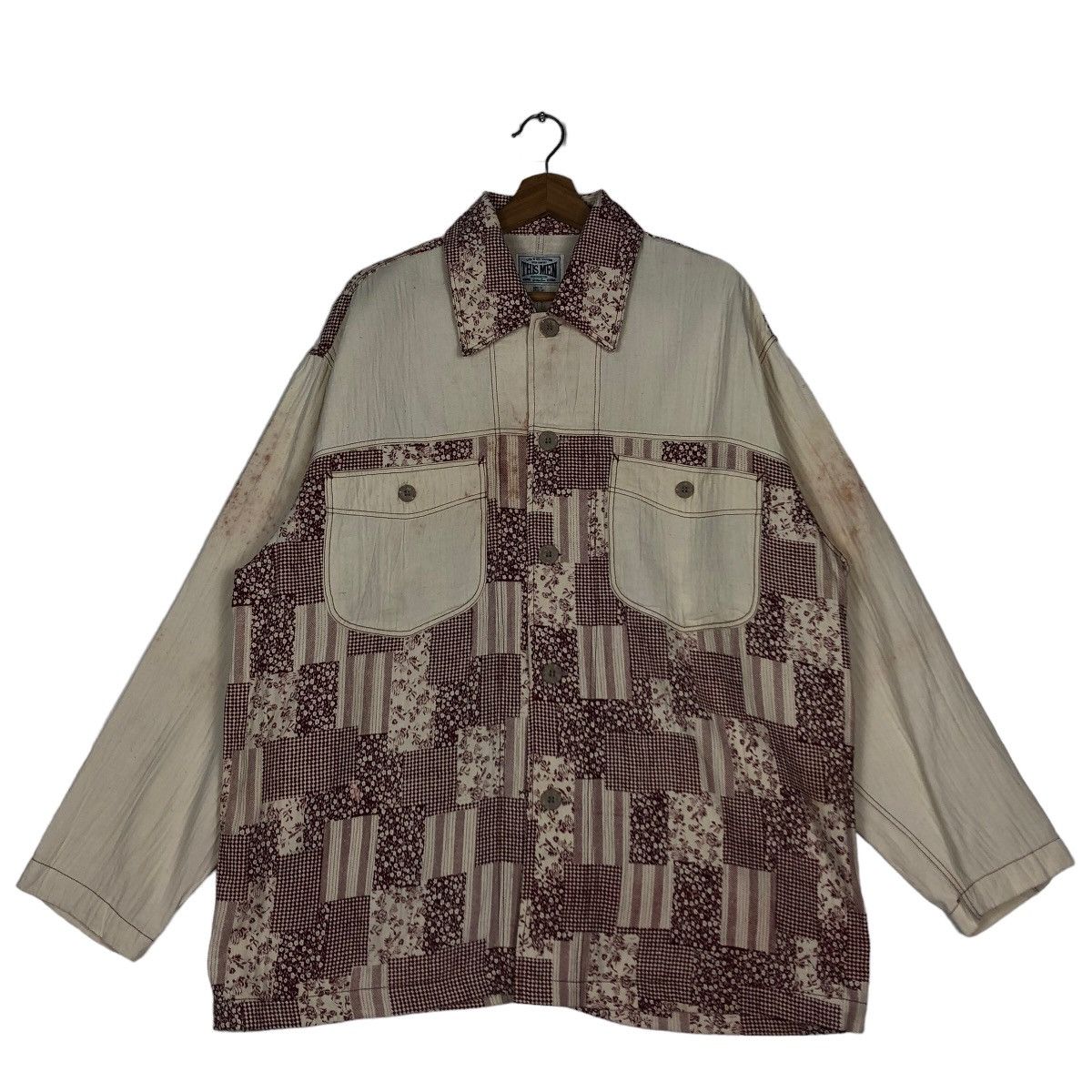 Japanese Brand 🔥90’s Vtg Shirts This Men Issey Miyake Design Rare Design Size US M / EU 48-50 / 2 - 1 Thumbnail