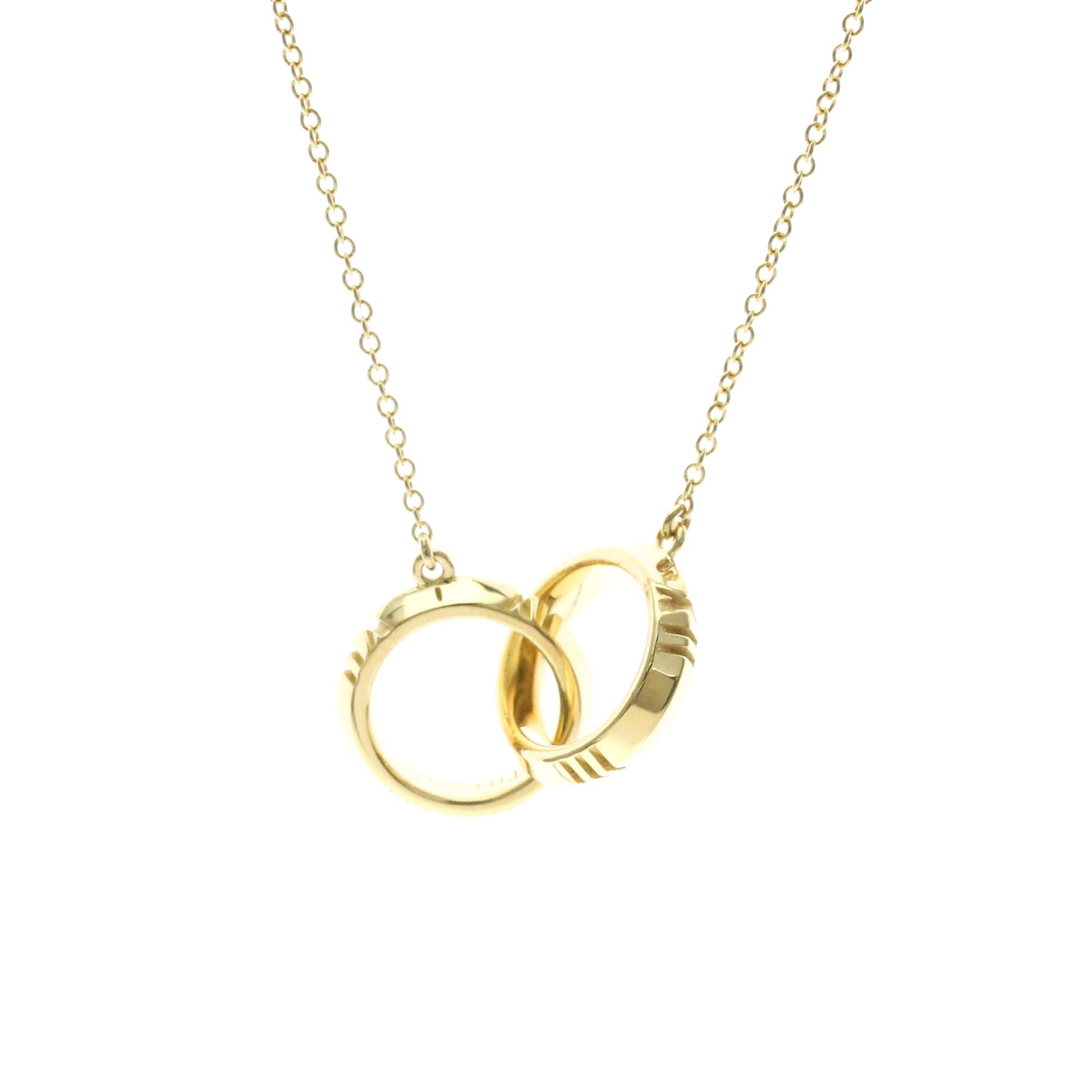 Tiffany & Co. TIFFANY Atlas X Closed Necklace Yellow Gold (18K) No Stone Polished Size ONE SIZE - 1 Thumbnail