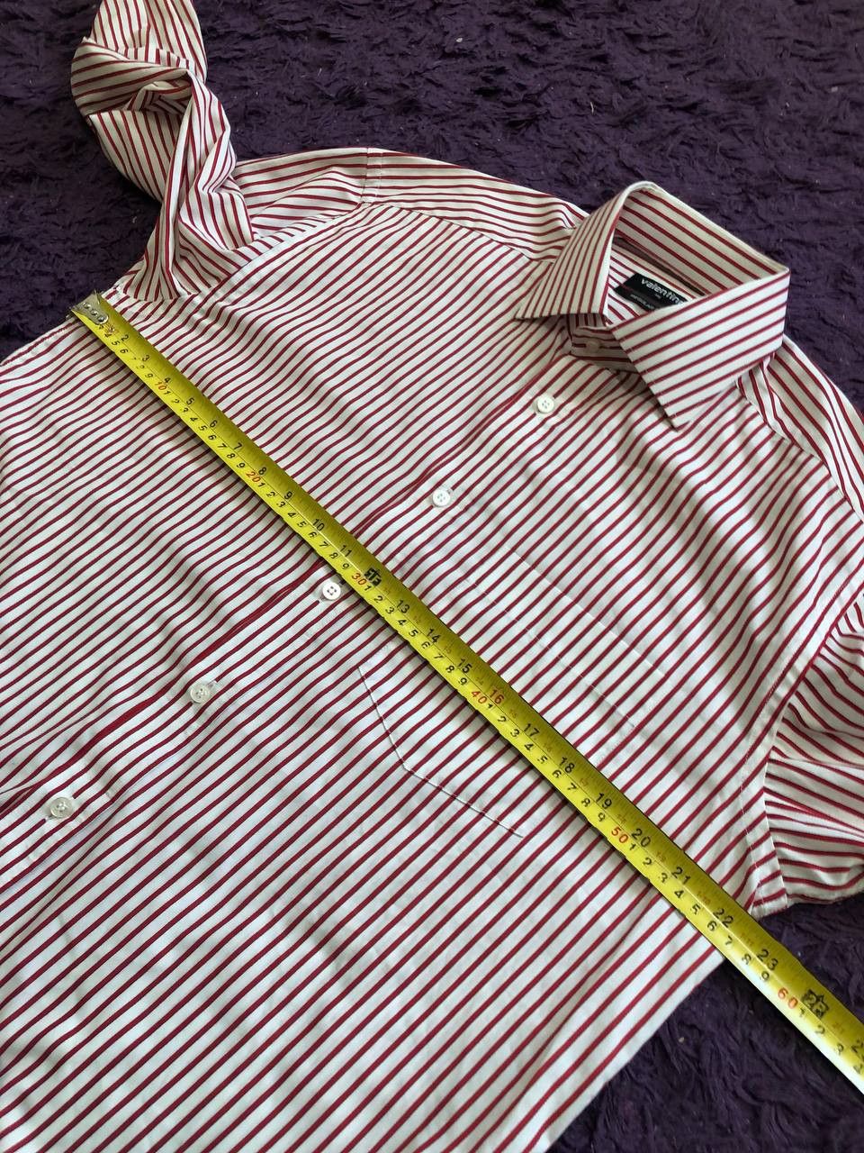Valentino Valentino STRIPED Button Up Shirt Long Sleeve Size US XL / EU 56 / 4 - 4 Thumbnail