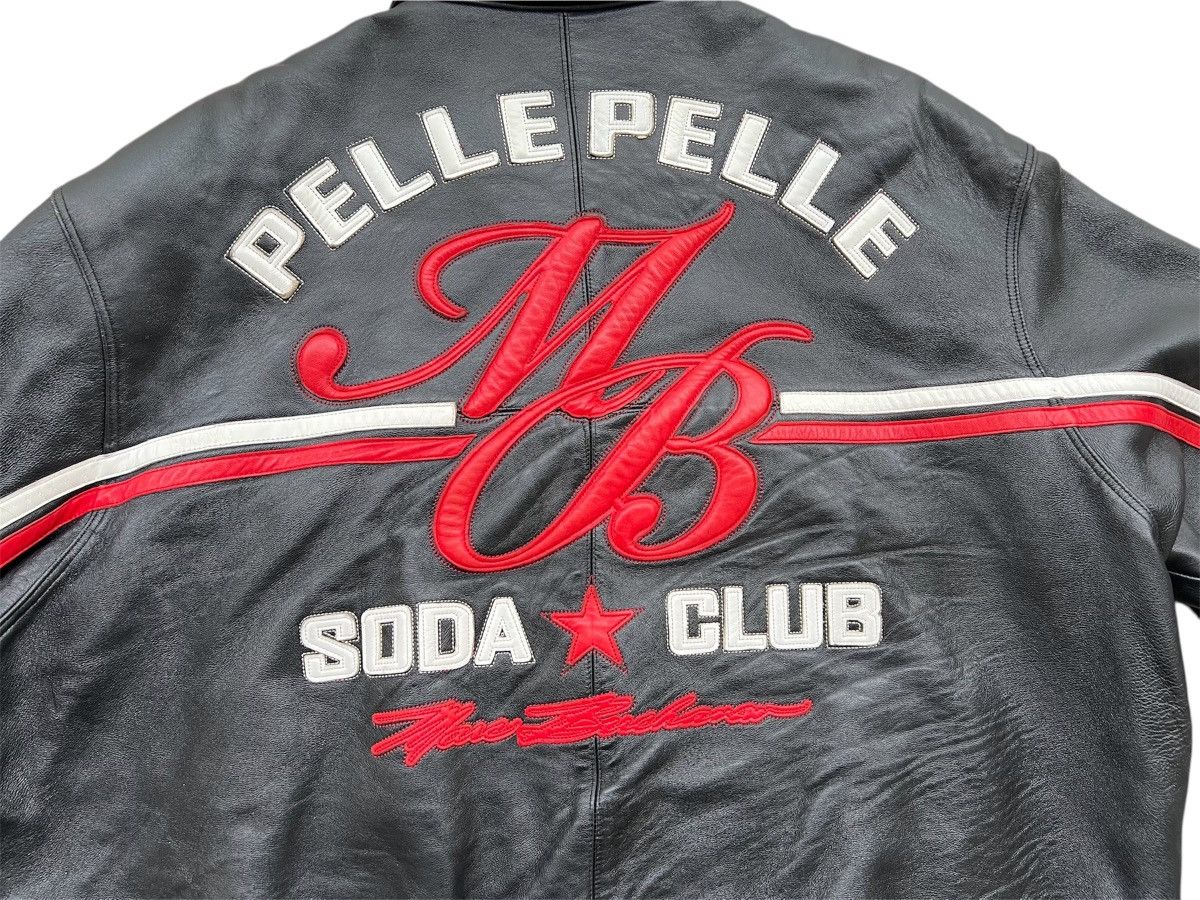 Pelle Pelle × Vintage Pelle Pelle Soda Club Marc Buchanan Leather Jacket 2000s Size US XXL / EU 58 / 5 - 5 Thumbnail