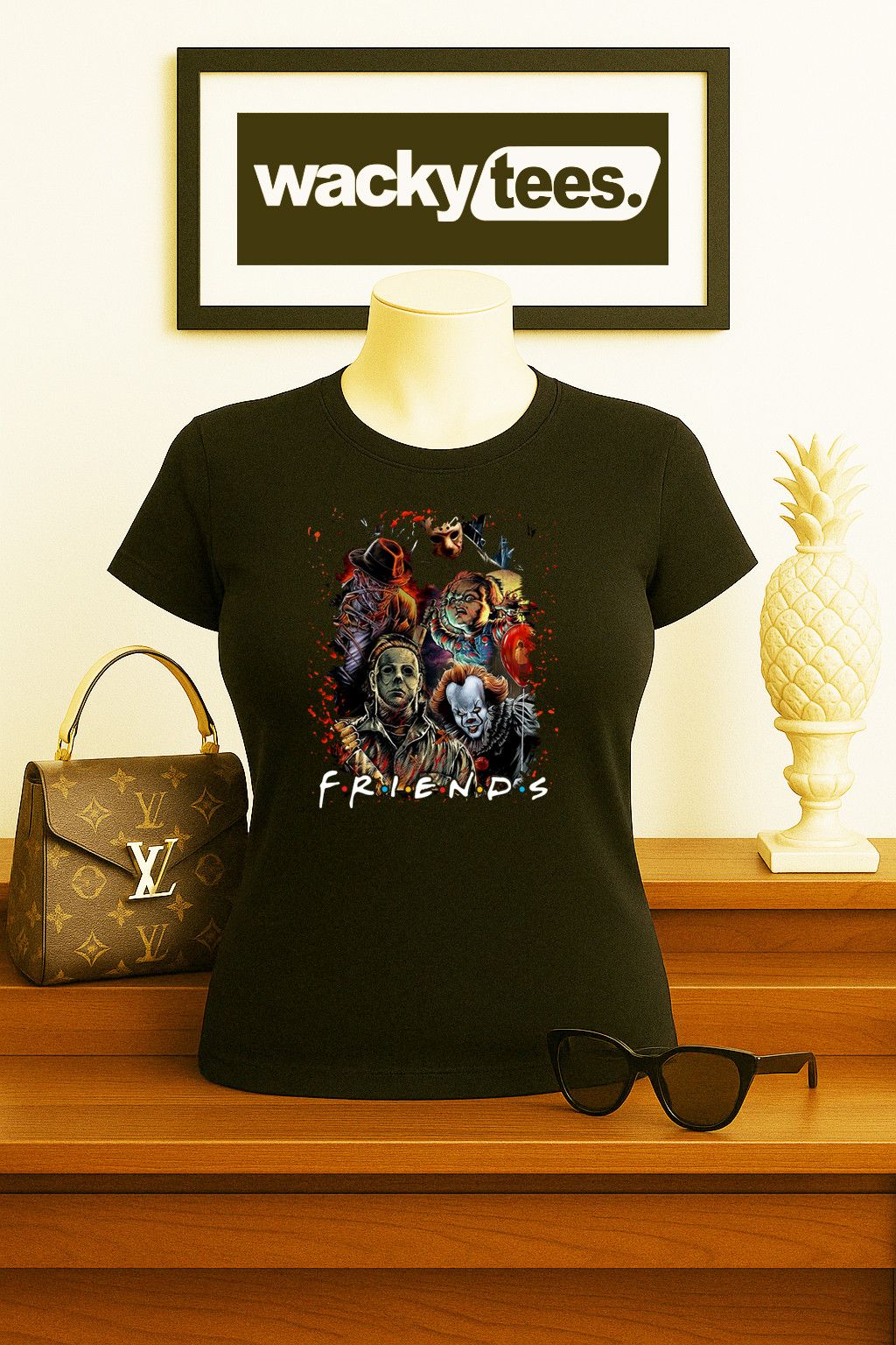 Other Friends Serial Killers Horror Terror 2 Graphic Tee Shirt Size US L / EU 52-54 / 3 - 5 Thumbnail