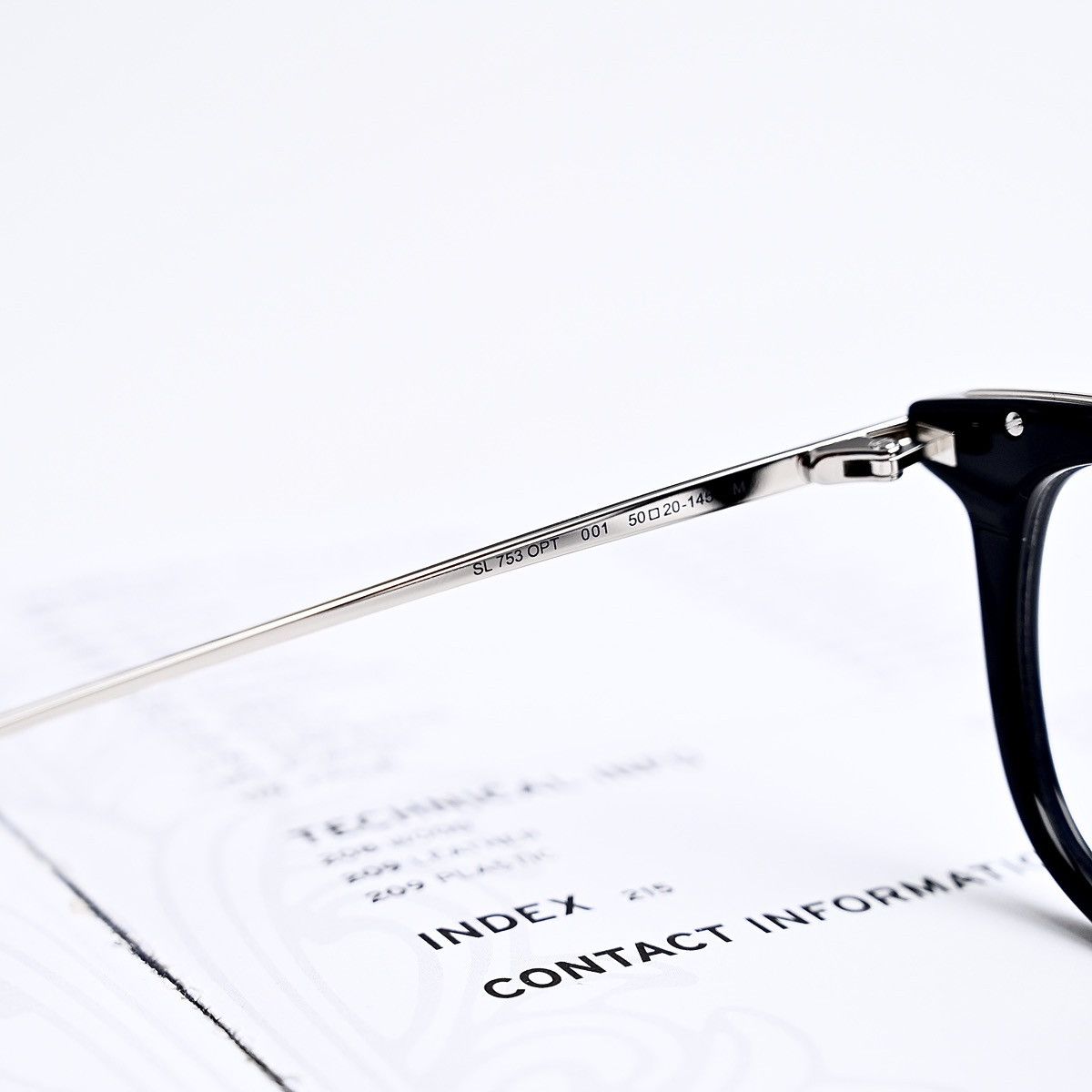 Saint Laurent Paris SAINT LAURENT SL753 OPT 001 GLASSES Size ONE SIZE - 7 Thumbnail