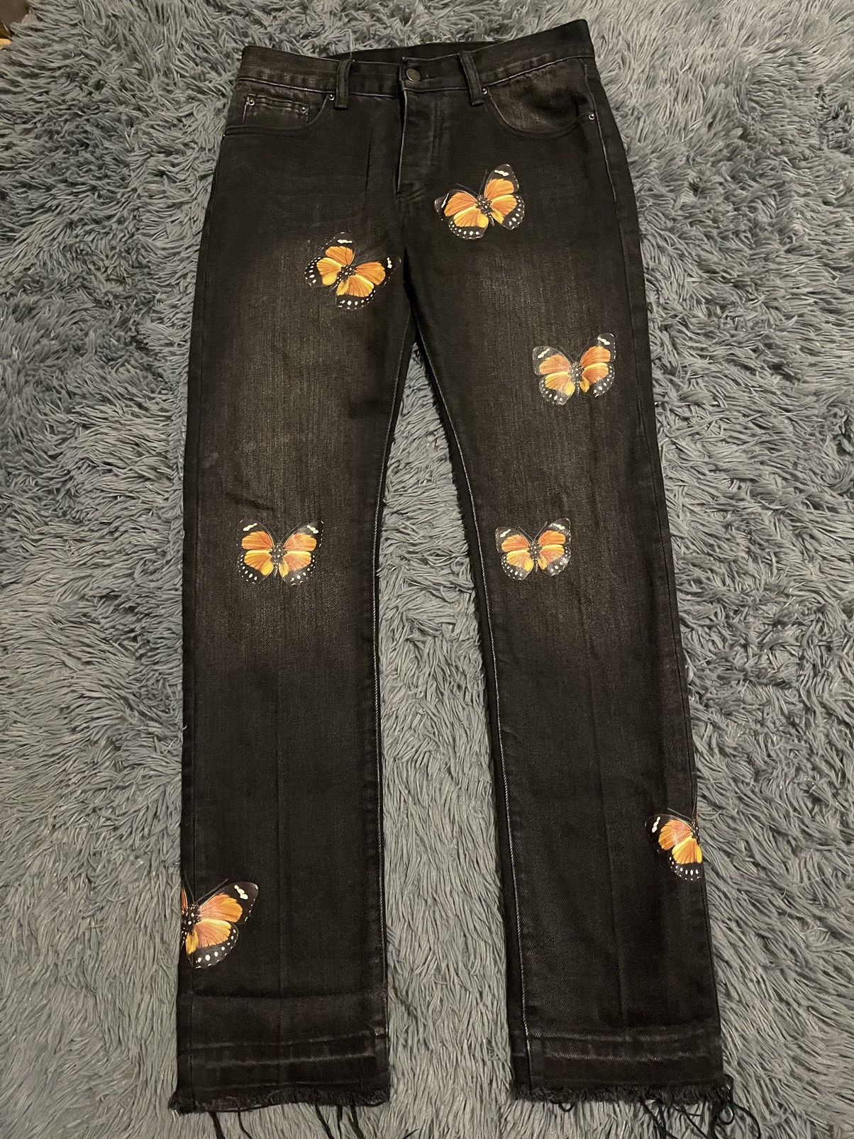 image of Mnml Butterfly Black Jeans Size 30, Men's