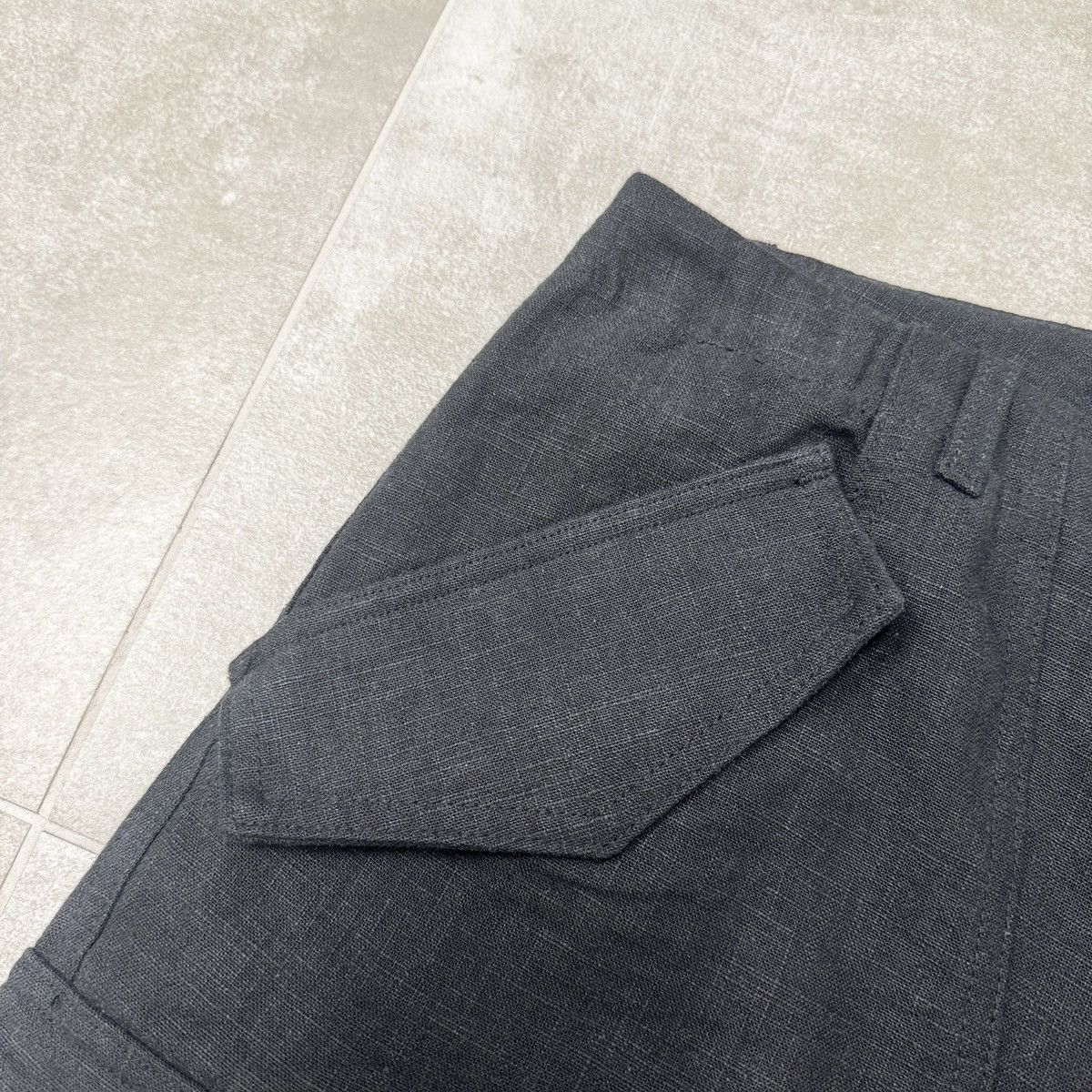 Rhude Rhude Linen Cargo Pants In Black RRP £635 Size US 30 / EU 46 - 3 Thumbnail
