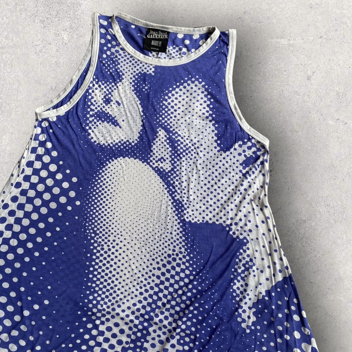 Jean Paul Gaultier JPG Jersey Cotton Dot Tank Top Size S / US 4 / IT 40 - 2 Thumbnail