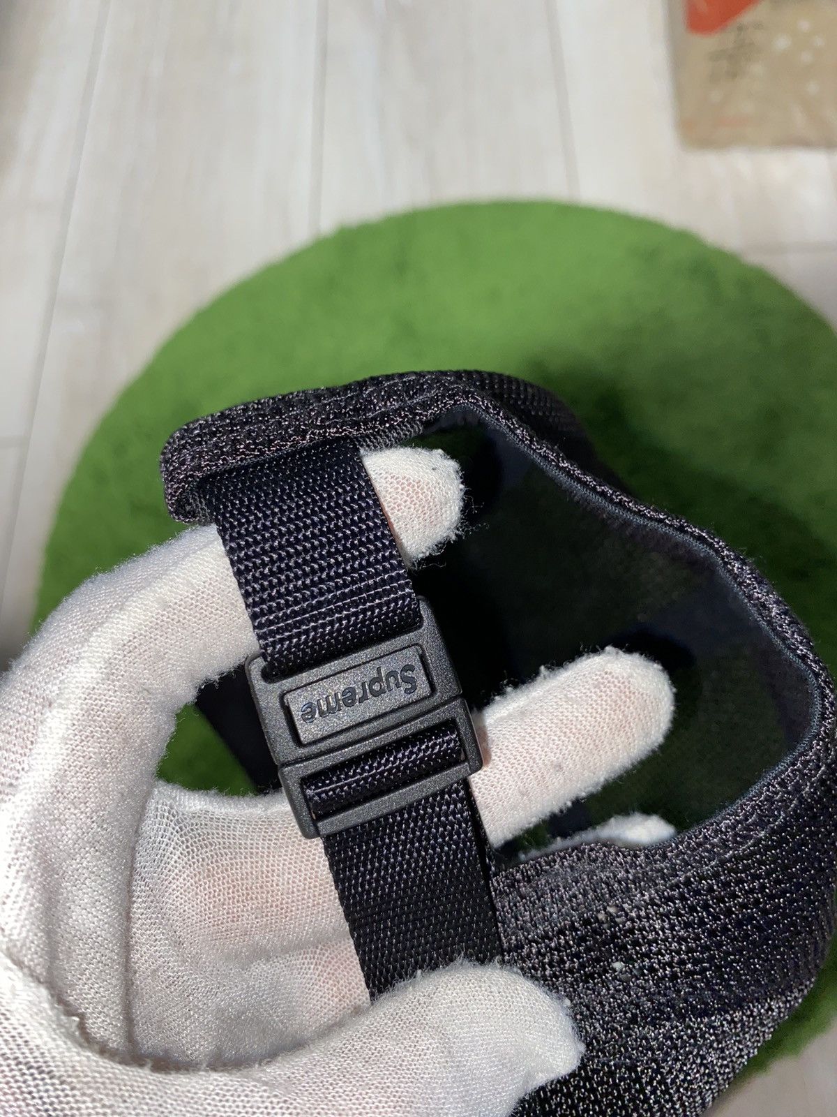 Supreme Supreme Mesh Cordura Camp Cap black Size ONE SIZE - 4 Thumbnail