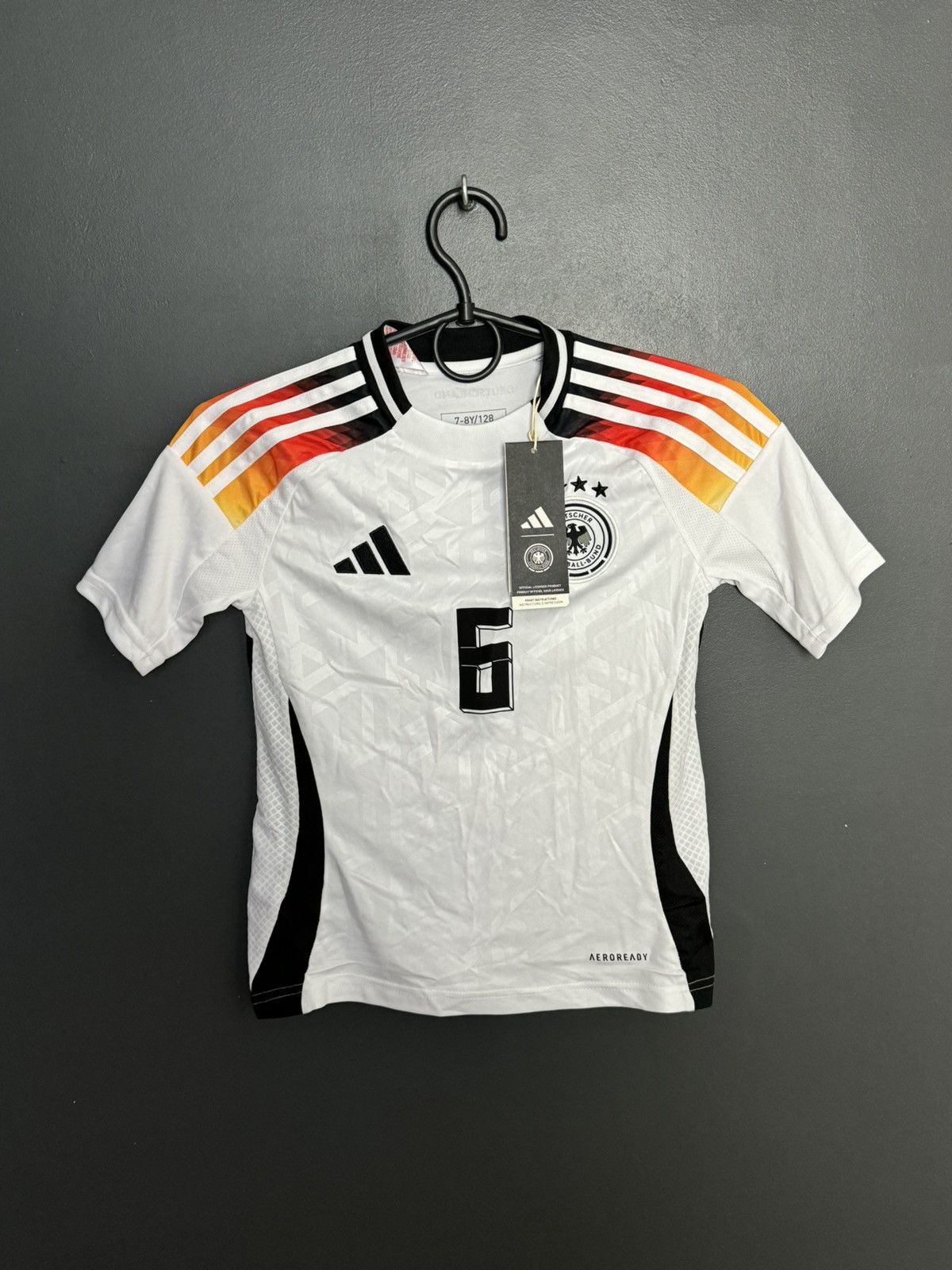 Adidas KIDS New Germany 2024 Home Fullkrug Football Jersey T-Shirt Size US XS / EU 42 / 0 - 2 Thumbnail
