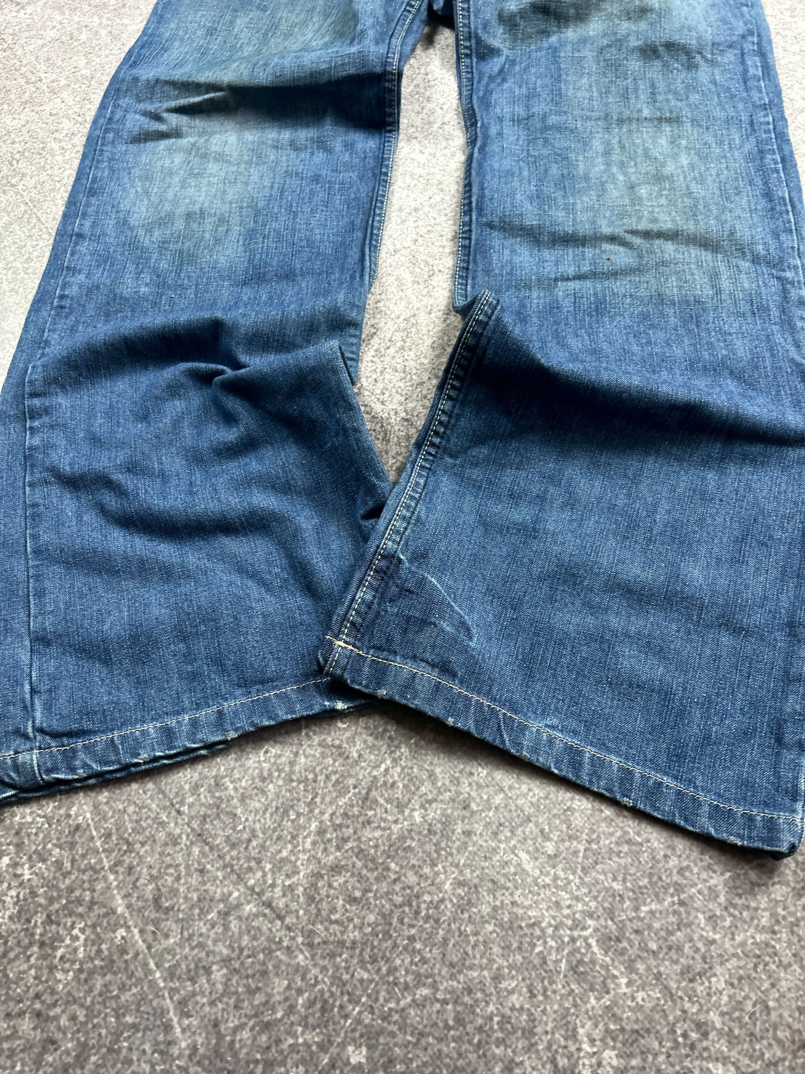 Vintage classic baggy balenciaga rick owens style jeans 90s y2k Size US 32 / EU 48 - 2 Thumbnail