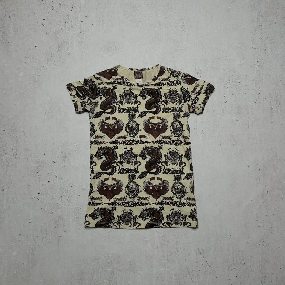 Jean Paul Gaultier Jean paul gaultier 90s vintage dragons tattoo t shirt Size US M / EU 48-50 / 2 - 1 Thumbnail