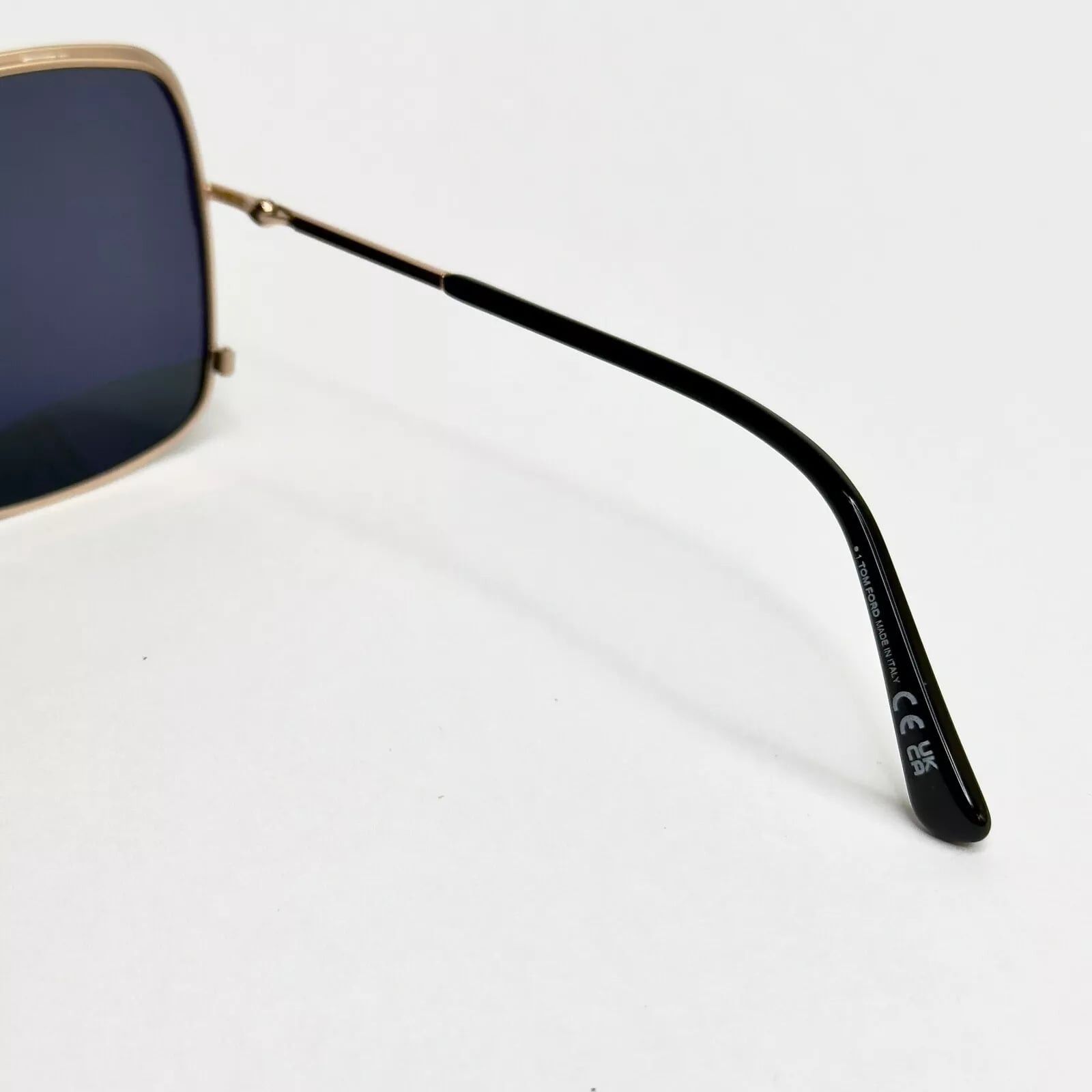 Tom Ford TOM FORD RAPHAELA TF1006 02A Gold Black Sunglasses 1006 Size ONE SIZE - 4 Thumbnail