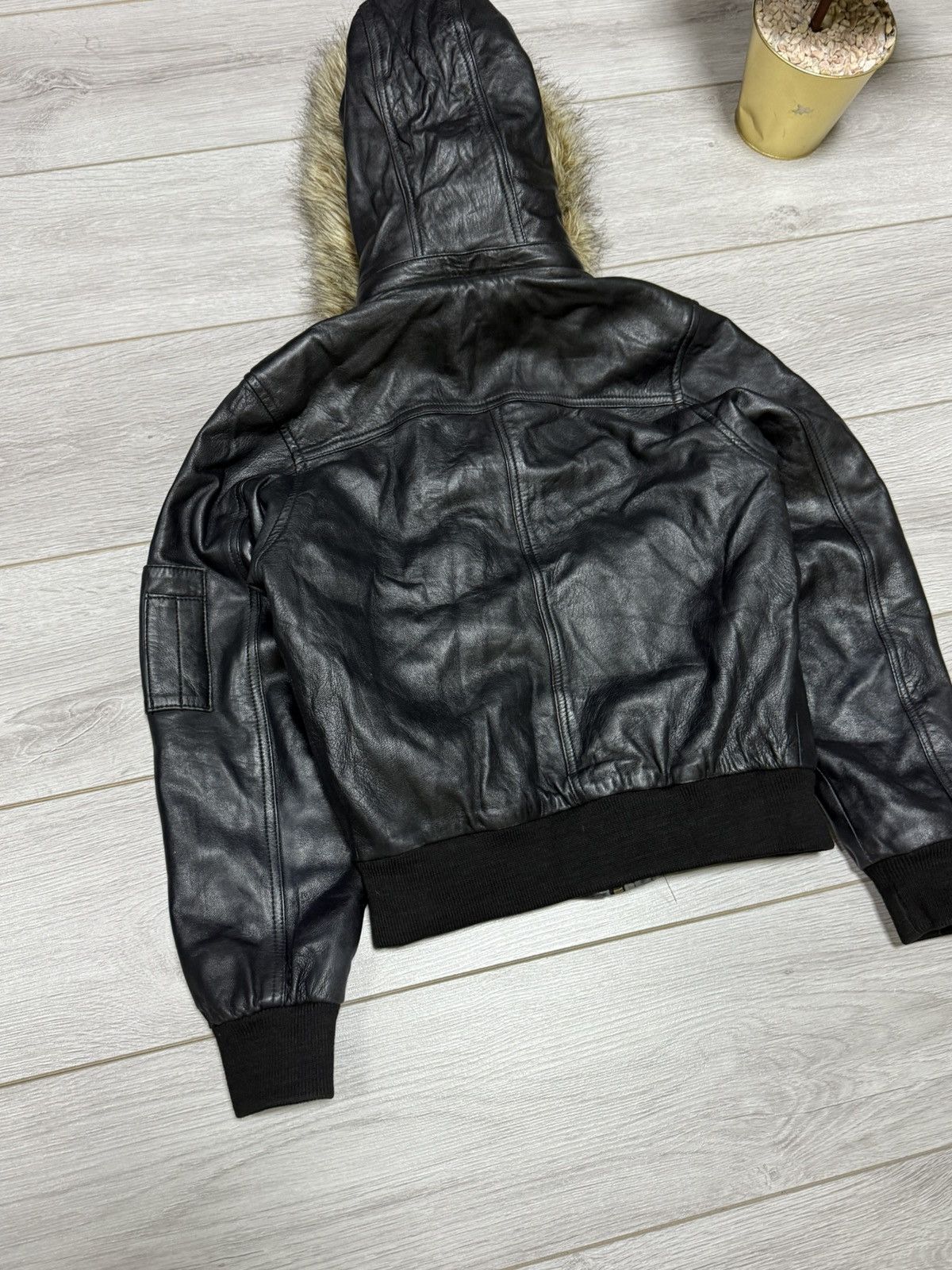 Genuine Leather Leather N2B bomber archive jacket vintage opium avant garde Size L / US 10 / IT 46 - 8 Thumbnail