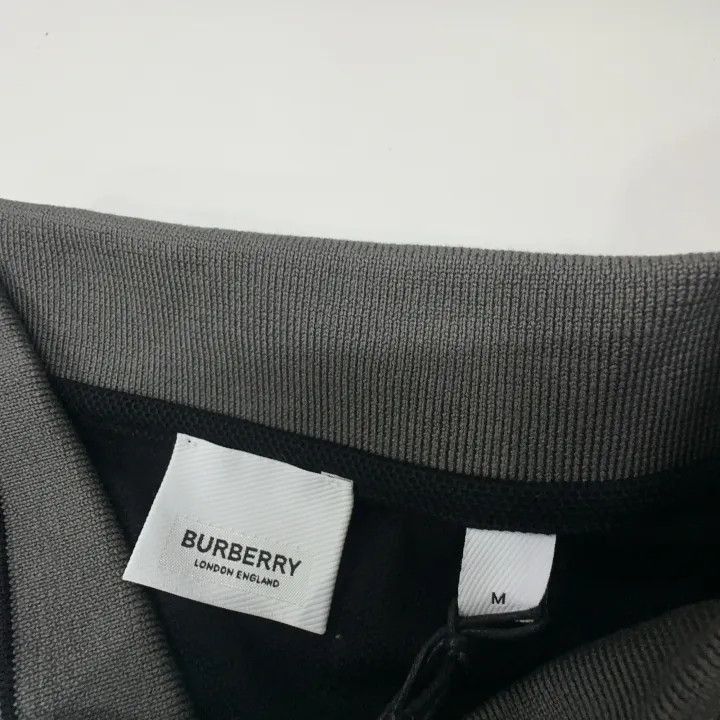 Burberry Burberry Burberry Black Logo Short Sleeve Polo Shirt-2507 Size US M / EU 48-50 / 2 - 5 Thumbnail