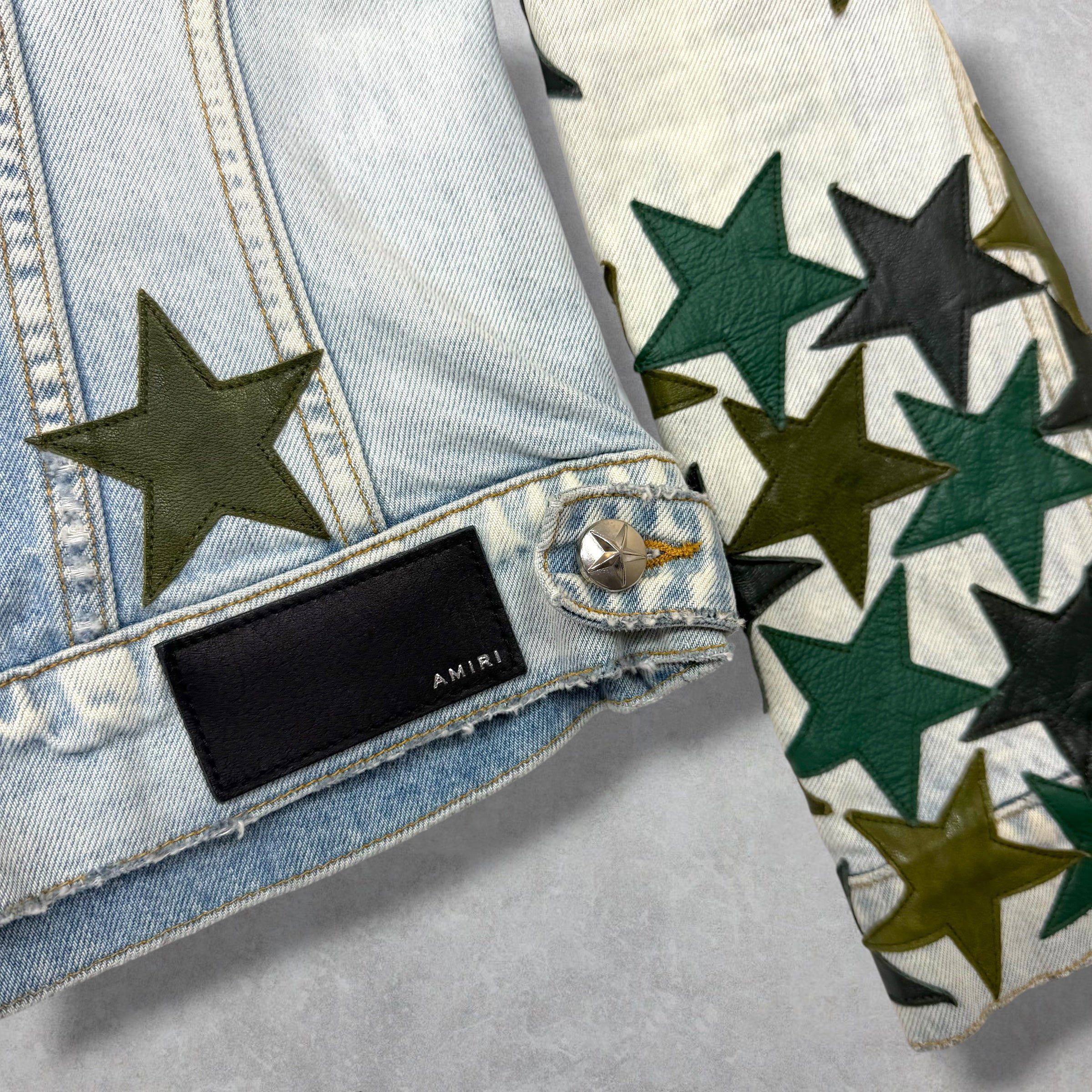 Amiri Amiri x Chemist Green Star Patch Jean Jacket M Size US M / EU 48-50 / 2 - 5 Thumbnail