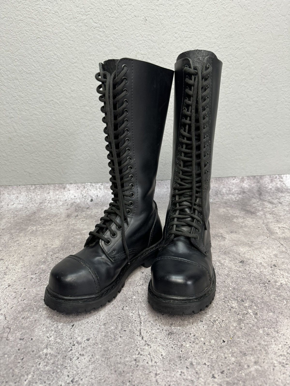 image of Undercover Boots Underground Shoes Made In England in Black, Women's (Size 8)