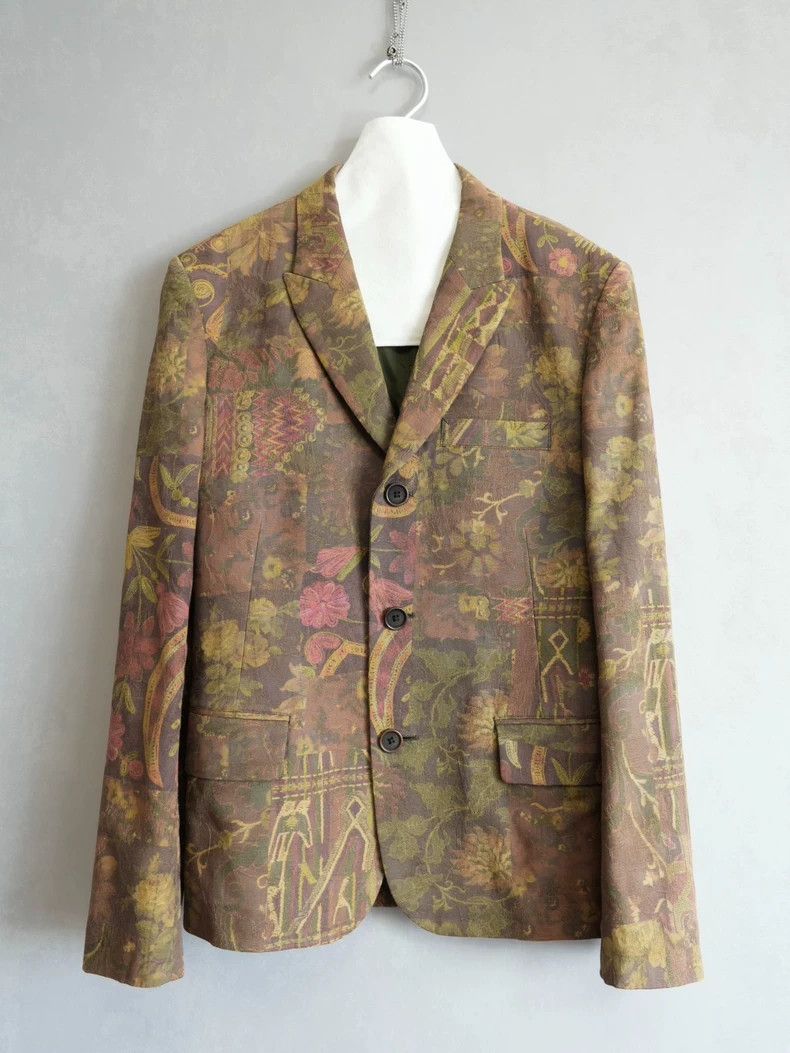 Yohji Yamamoto Yohji Yamamoto16SS Totem Floral Agent Jacket 2503-Nextarrow Size US M / EU 48-50 / 2 - 1 Thumbnail