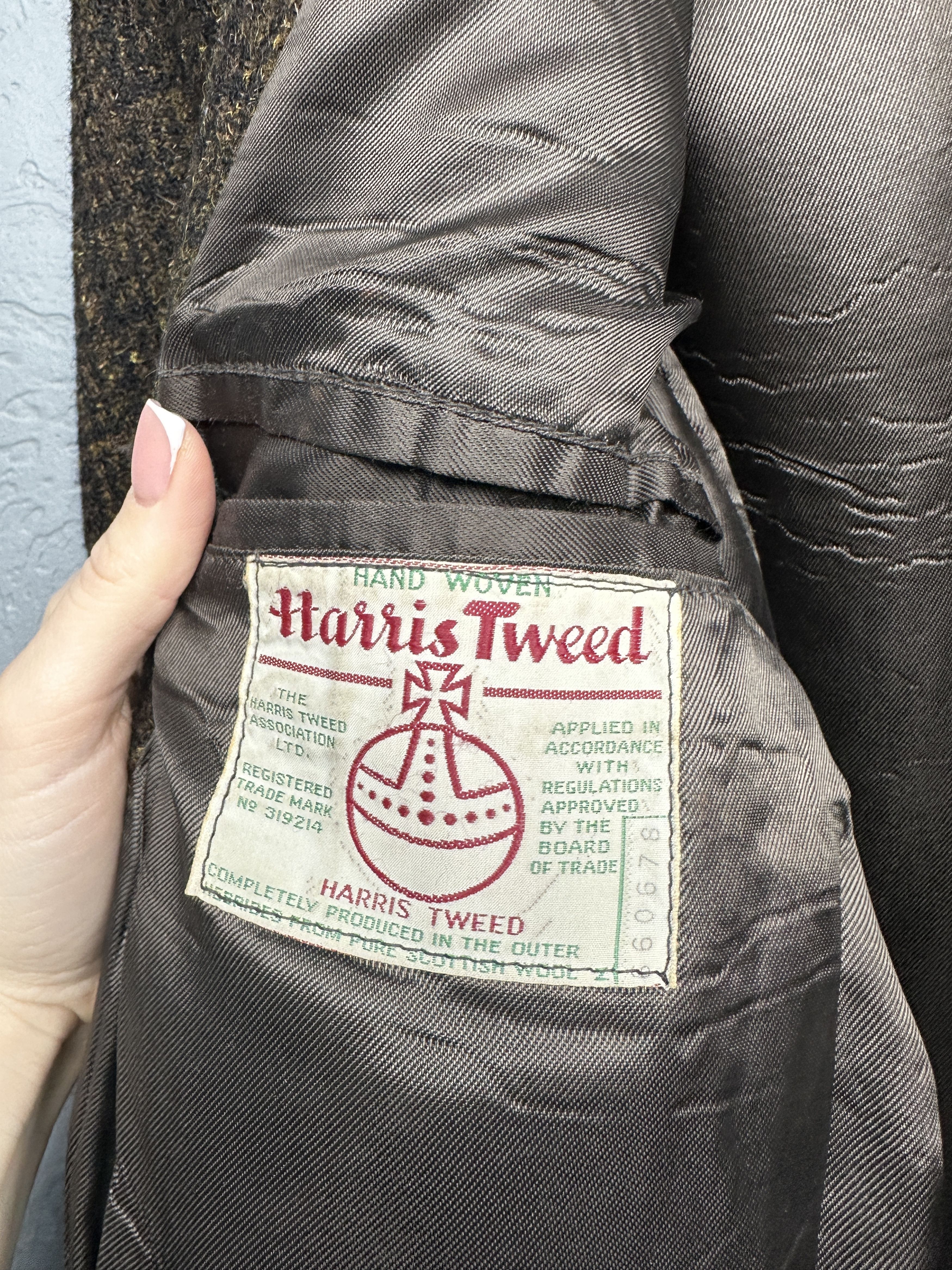 Harris Tweed × Vintage Harris Tweed Wool Mens Three Buttons Blazer Jacket Size US M / EU 48-50 / 2 - 3 Thumbnail
