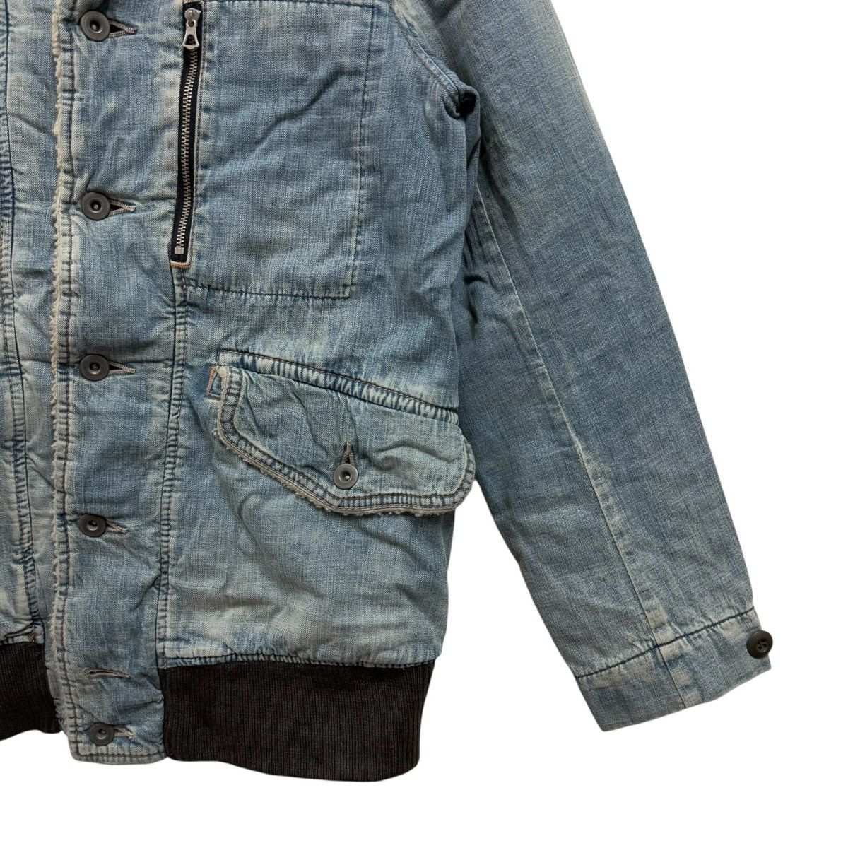 Hysteric Glamour RNA Denim Jacket Shearling Japanese Brand Size US M / EU 48-50 / 2 - 6 Thumbnail