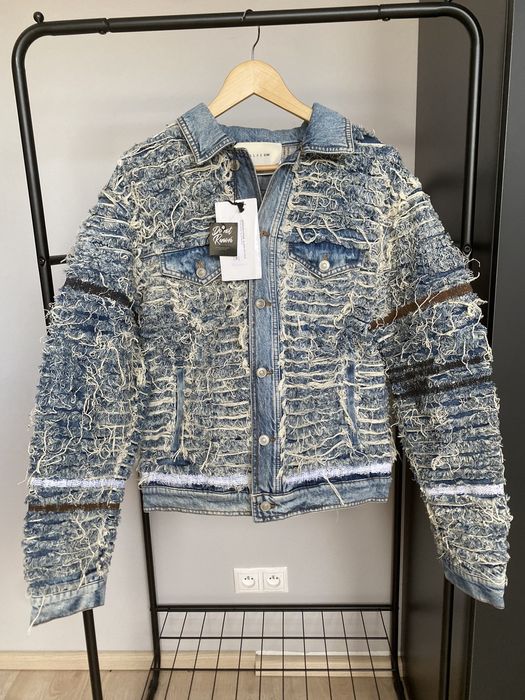 Alyx 1017 ALYX 9SM Blackmeans Distressed Denim Jacket | Grailed