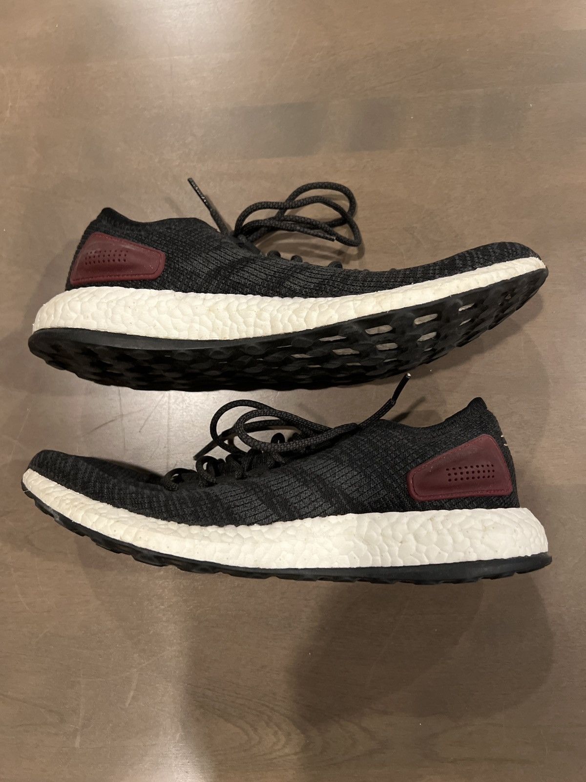 Adidas Adidas Pureboost Core Black Cardinal Size US 9 / EU 42 - 3 Thumbnail