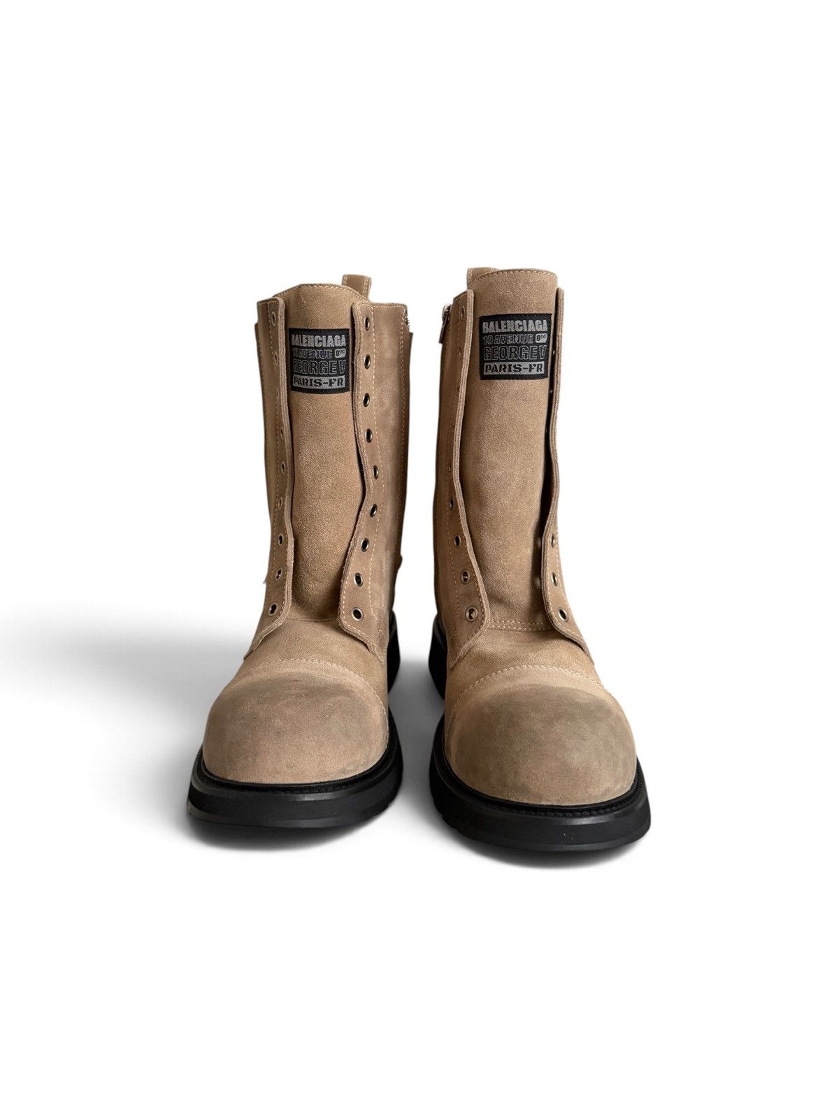 Balenciaga Balenciaga Truck Lace-Up Suede Boots Size US 8.5 / EU 41-42 - 5 Thumbnail