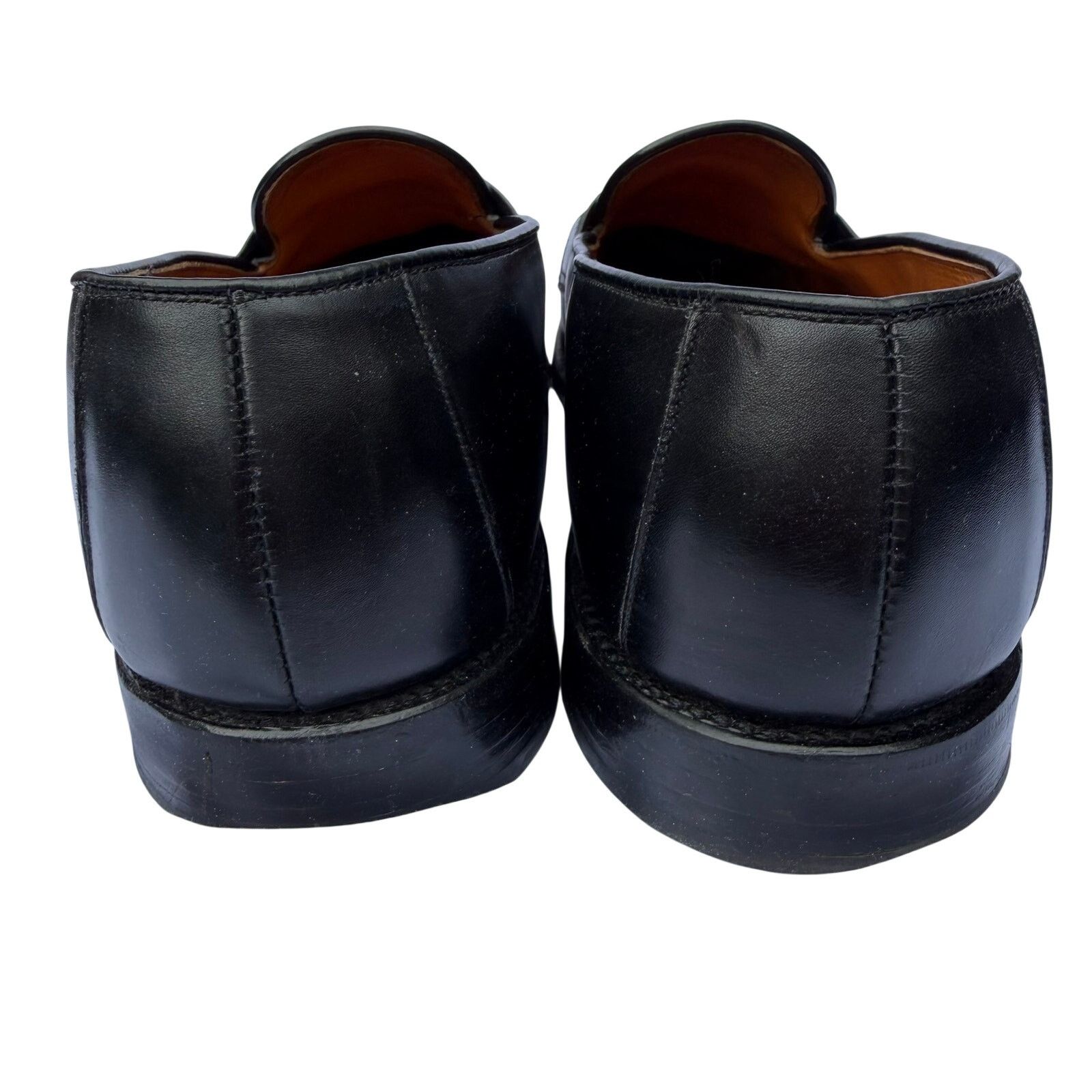 Allen Edmonds Allen Edmonds Sheridan Penny Loafer Black 10.5D Dress Shoes Size US 10.5 / EU 43-44 - 6 Thumbnail