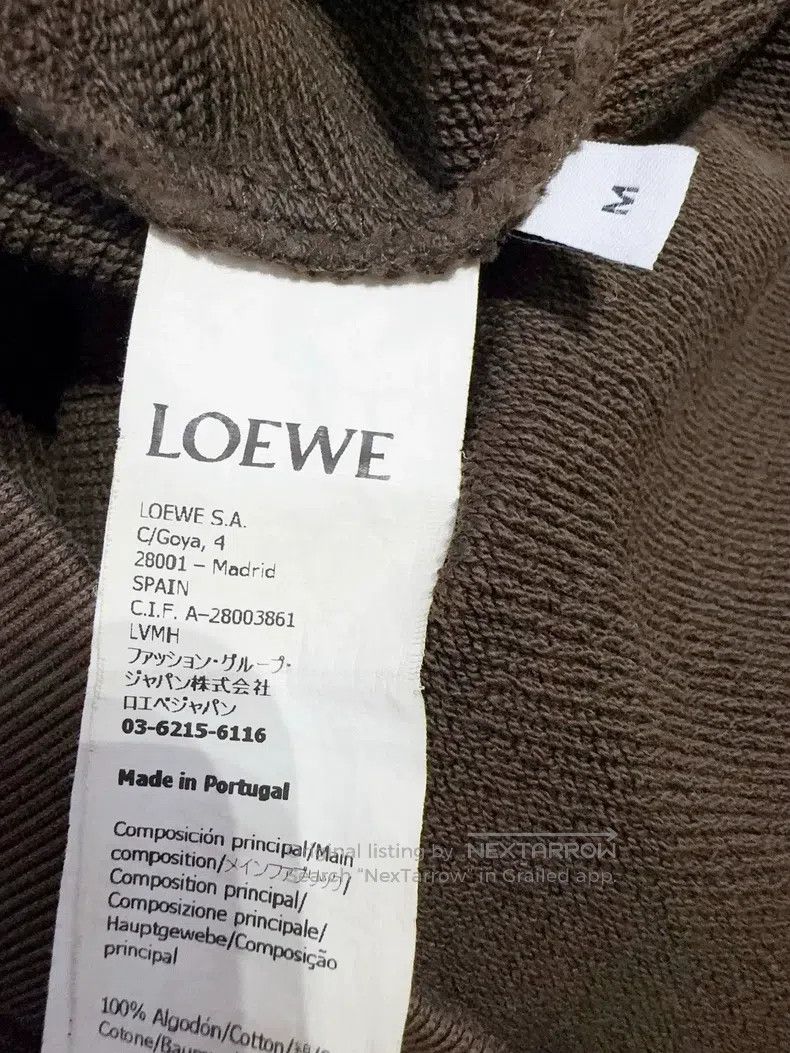 Loewe Loewe Leather Tag Hoodie Size M / US 6-8 / IT 42-44 - 5 Thumbnail