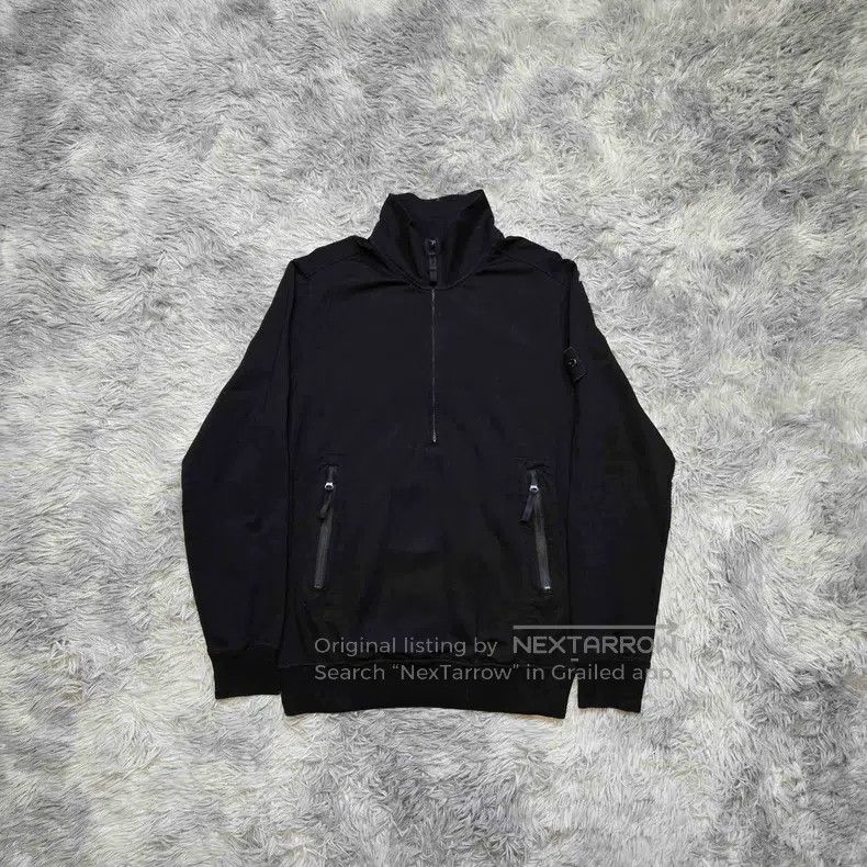 Stone Island Stone Island Ghost Series Half Zip Sweatshirt, M Size Size US M / EU 48-50 / 2 - 1 Thumbnail
