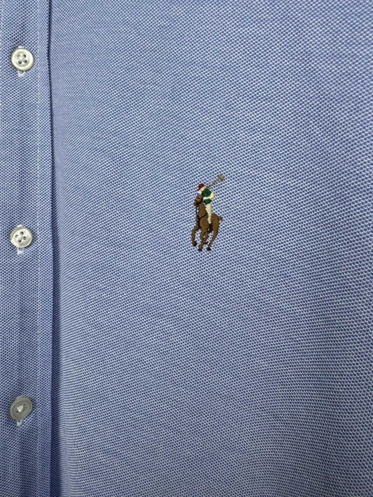 Polo Ralph Lauren Polo Ralph Lauren knit oxford blue long sleeve shirt Size US L / EU 52-54 / 3 - 7 Thumbnail