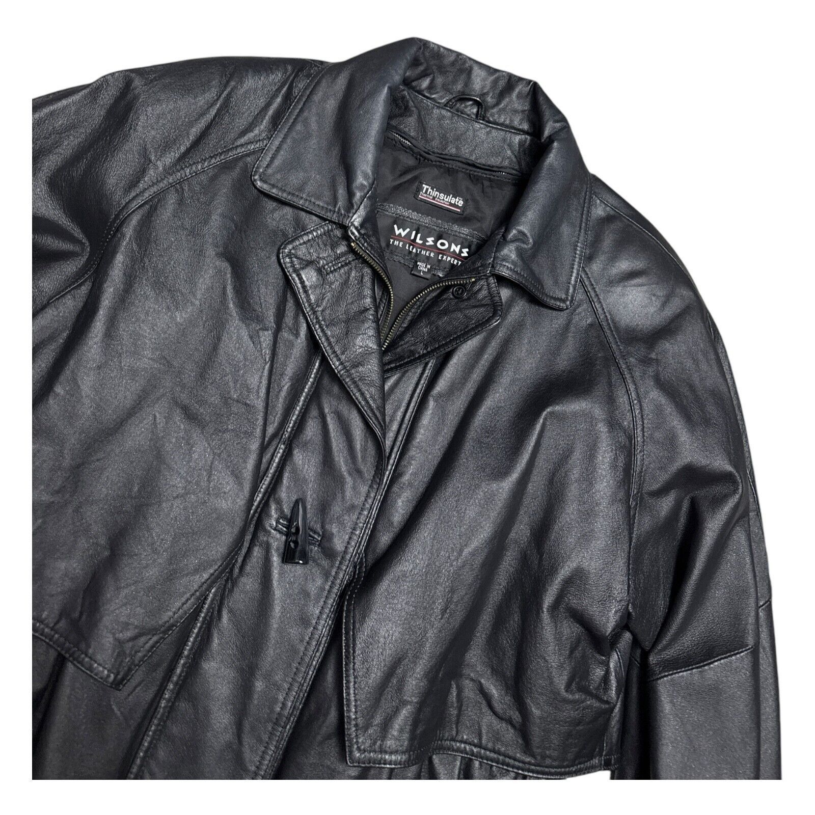 Wilsons Leather WILSONS LEATHER Luxury Designer Retro Coat Jacket Large Size L / US 10 / IT 46 - 3 Thumbnail