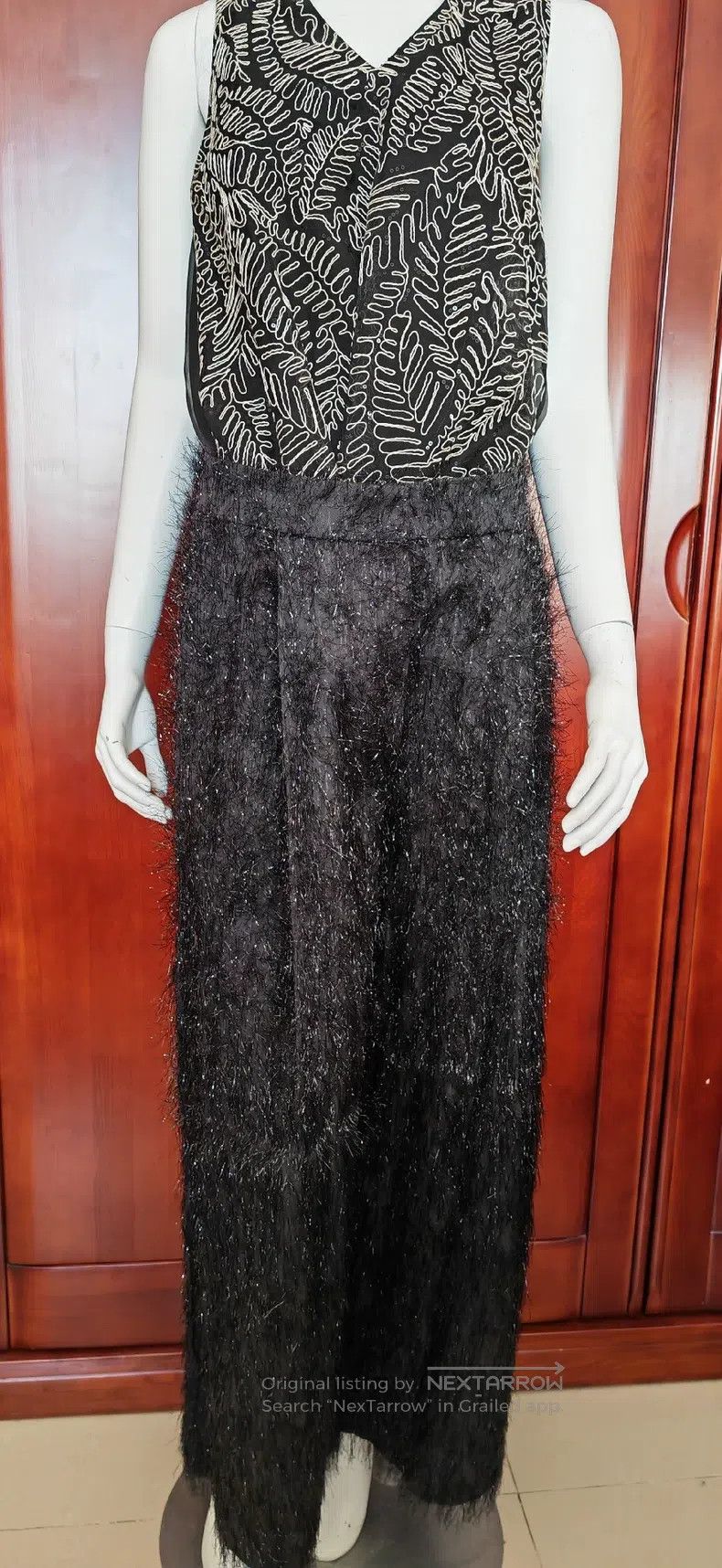 Brunello Cucinelli Brunello Cucinelli Shiny Silk Wide Leg Pants Size 27" / US 4 / IT 40 - 2 Thumbnail