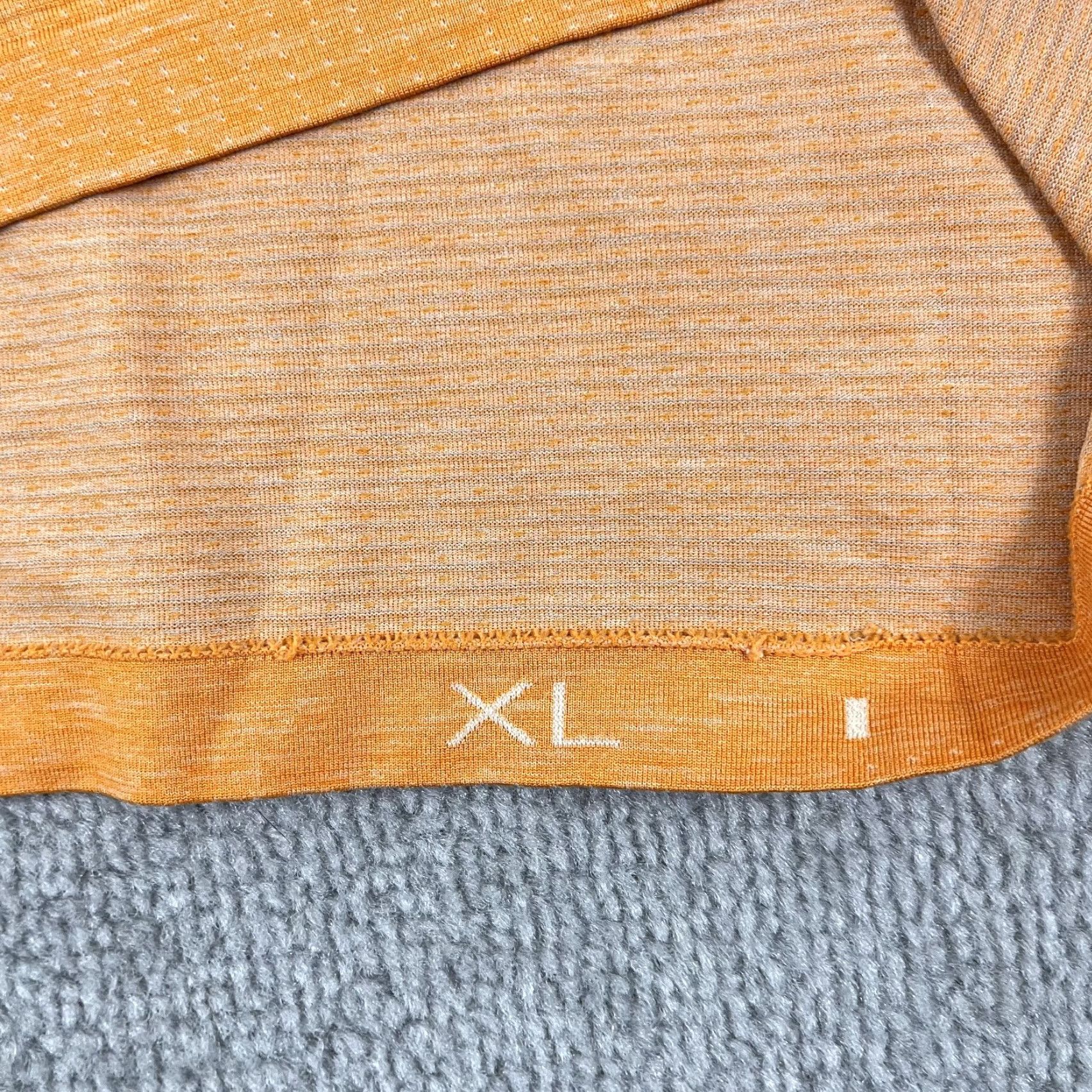 Lululemon Lululemon Metal Vent Tech Shirt Mens XL Orange Active Workout Running Gym Sport Shirts Size US XL / EU 56 / 4 - 4 Thumbnail