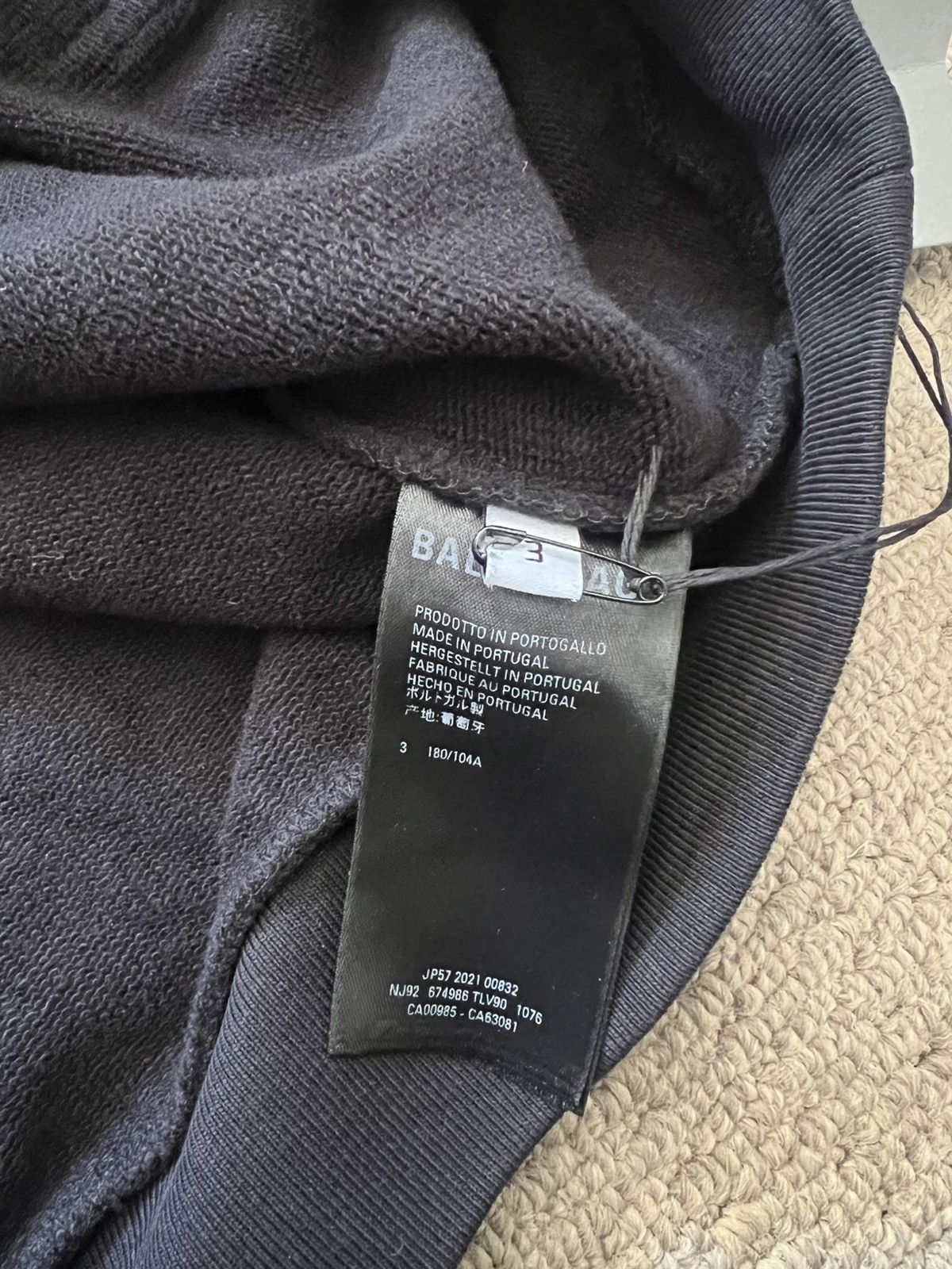 Balenciaga Balenciaga Black Hoodie 1917 Size US L / EU 52-54 / 3 - 3 Thumbnail