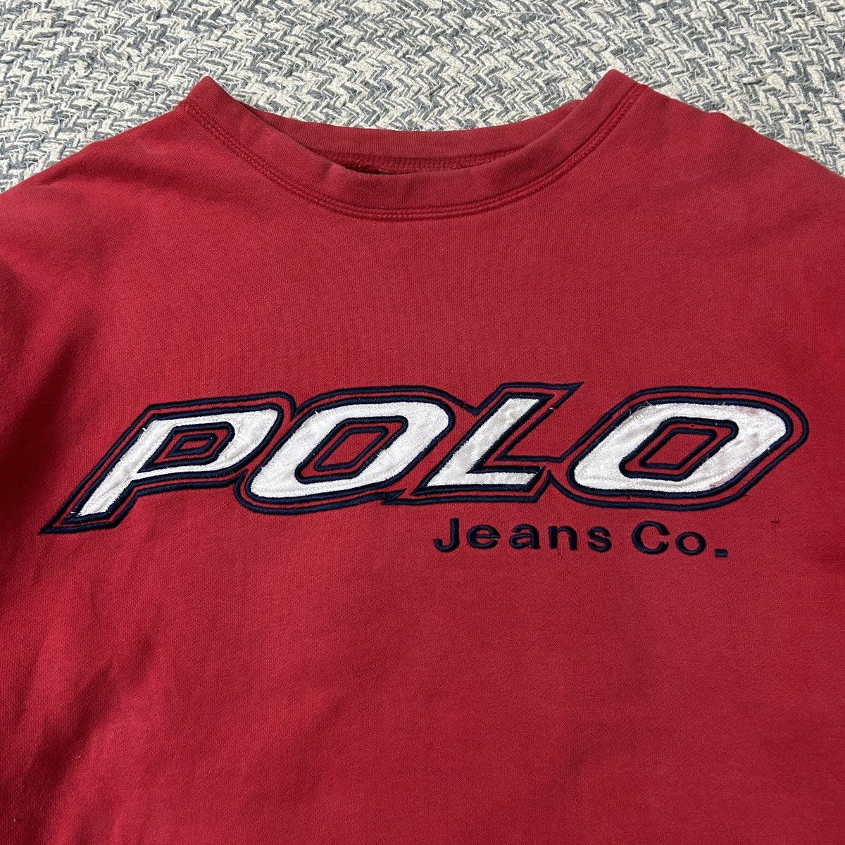 Polo Ralph Lauren × Ralph Lauren × Vintage Vintage Polo Jeans Co. By Ralph Lauren Sweatshirt Size US M / EU 48-50 / 2 - 2 Thumbnail