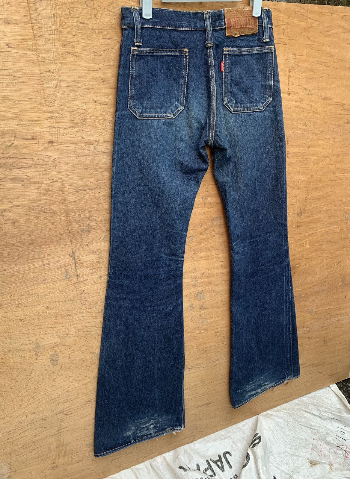 Edwin × Vintage Vintage Edwin Super Flare Bush Pant Bell Bottom Denim Size US 28 / EU 44 - 7 Thumbnail